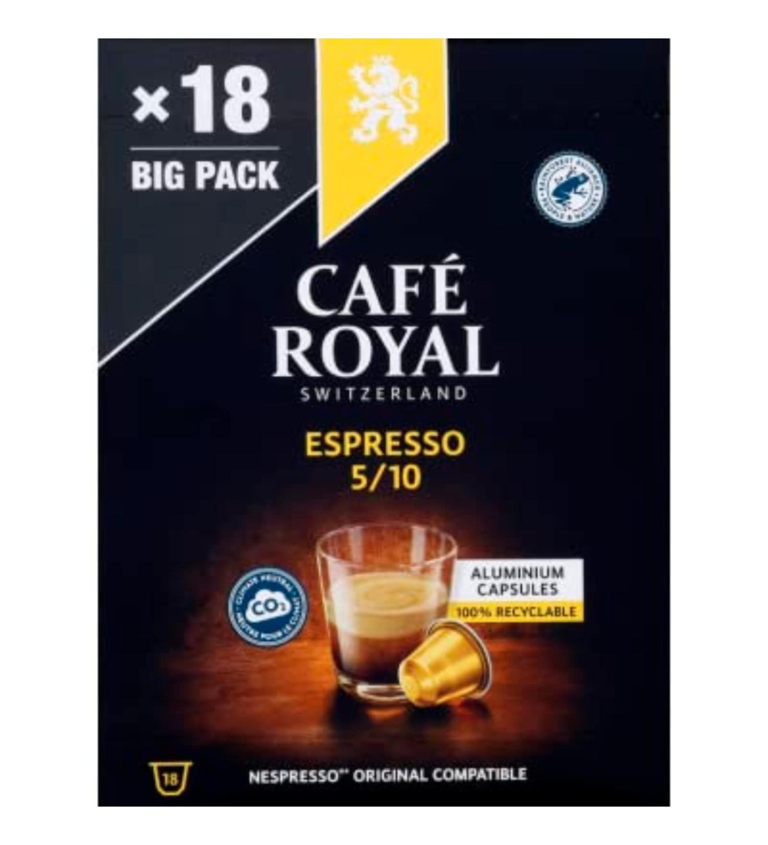 CAFE ROYAL Cafe royal espresso 5/10 - 18 capsules