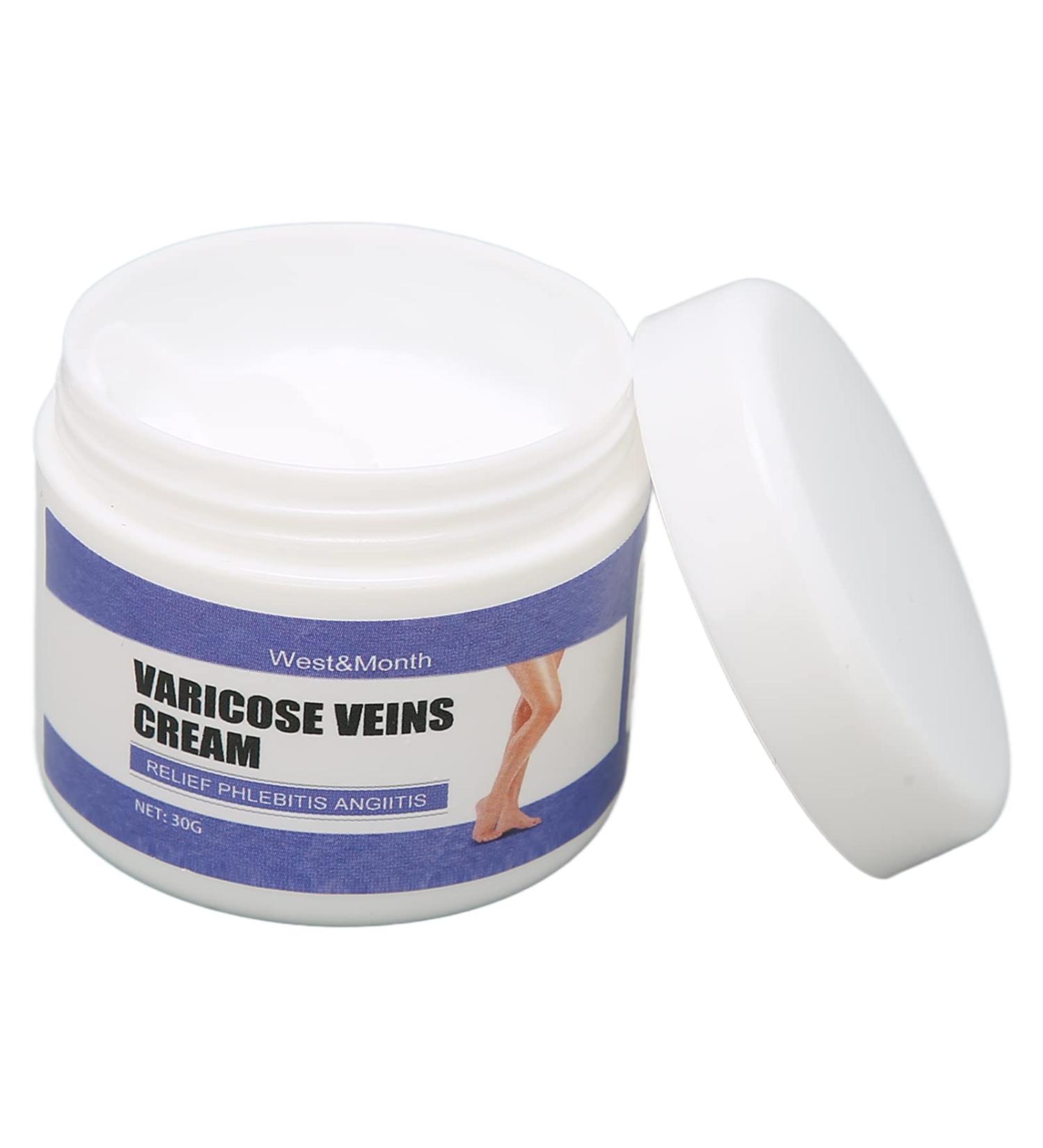 30g Varicose Vein Cream - Spider Vein Treatment & Phlebitis Skin Care Ointment for Improved Blood Circulation & Relief for Tired Legs - Buy Online on GoSupps.com