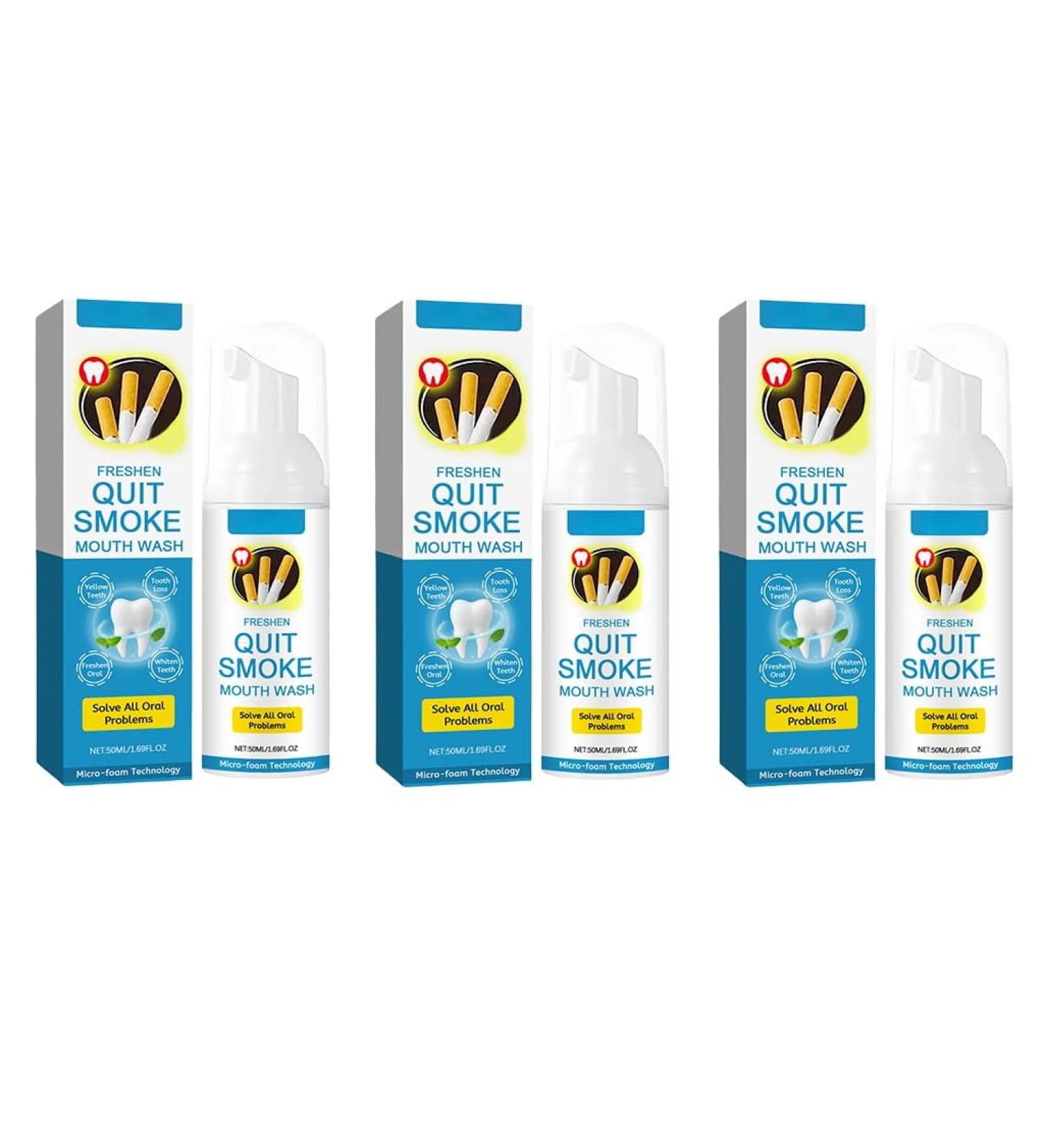 Oral Cleansing Mousse Toothpaste - Gentle Cleaning Stain/Tartar Removal Long-Lasting Fresh Breath Reduces Smoking Urge(3PCS) - Buy Online on GoSupps.com