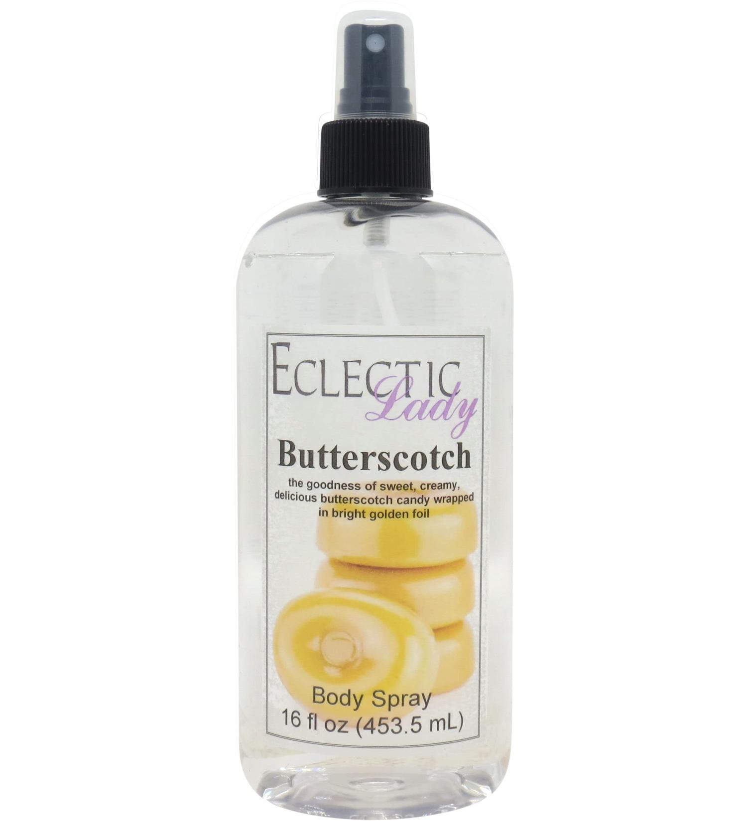 Butterscotch Body Spray 16 ounces Body Mist for Women with Clean Light & Gentle Fragrance Long Lasting Perfume with Comforting Scent for Men & Women Cologne with Soft Subtle Aroma For Daily Use 16 Fluid Ounces - Buy Online on GoSupps.com