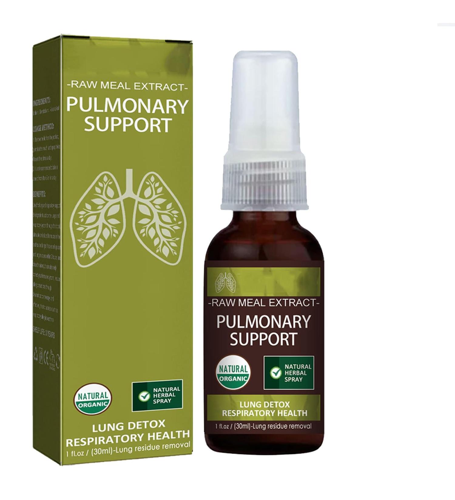 Natural Herb Spray for Lungs - Herbal Lung Detox & Support | Effective Herbal Cleaning Spray - Buy Online on GoSupps.com