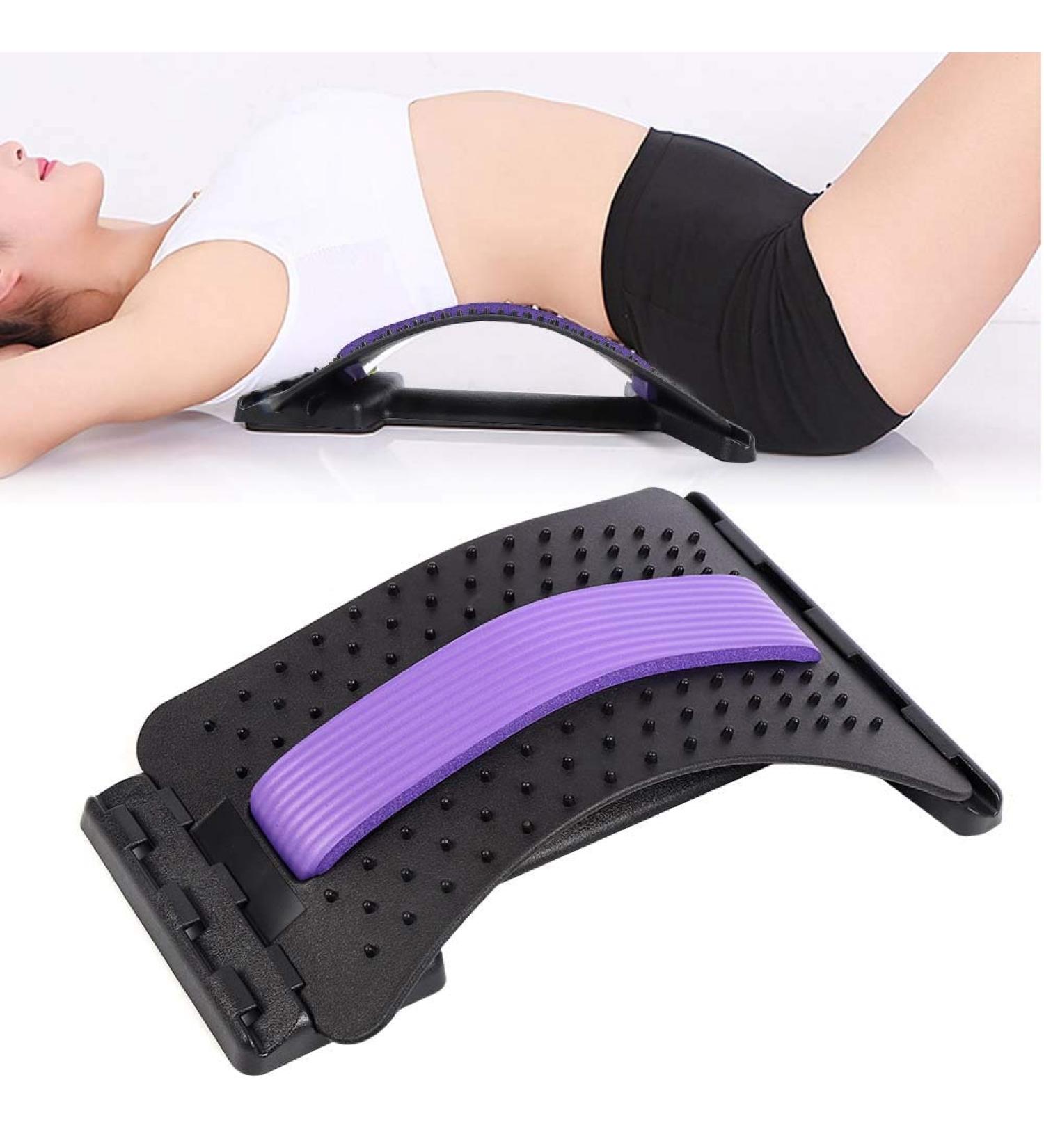 Lower Back Lumbar Massage Lumbar Massage Pad Traction Pad Back Pain Relief Corrector Stretcher Lumbar Traction Pad For Lumbar Pillows For Office Chairs And Car Seats