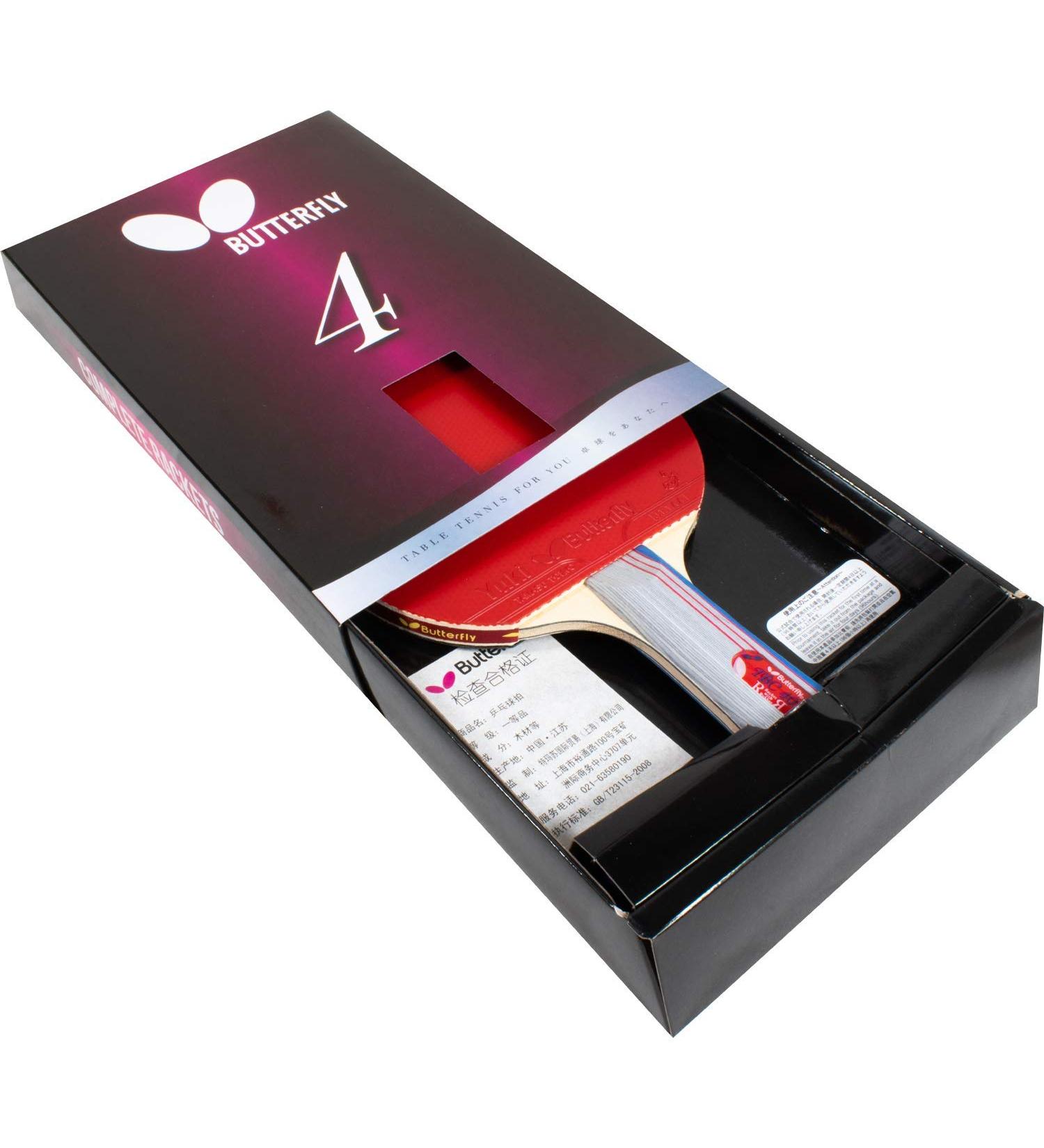 ITTF Approved Butterfly 401 Table Tennis Racket Set with Case - 1 Paddle, 1 Paddle Case - Gift Box - Multi Color - Buy Online on GoSupps.com