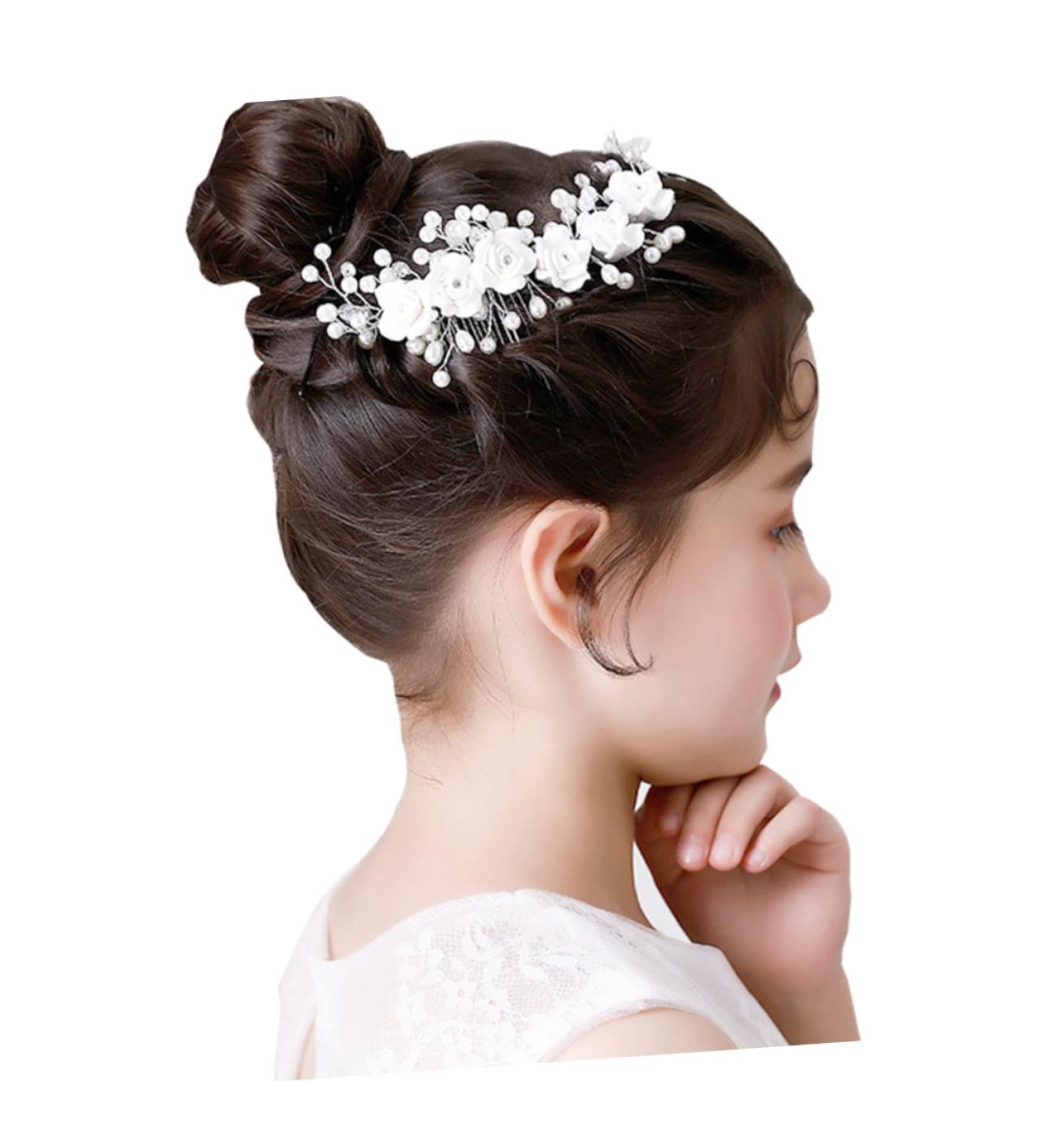 Didiseaon Hair Claw Clips for Women Hair Jewels for Women Bridal Headpiece Wedding Hair Clip Bridal Hairpin Rhinestone Bridal Comb Crystal Headpiece Pearl Bride Accessories - Buy Online on GoSupps.com