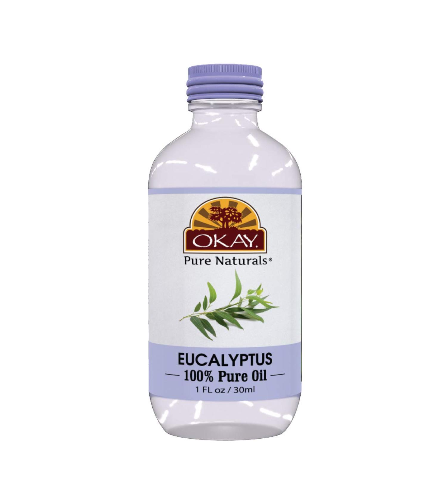 100% Pure Eucalyptus Oil for Hair & Skin - Enhances Elasticity Prevents Breakage Moisturizes All Textures - Silicone & Paraben-Free - Made in USA - 1oz - Buy Online on GoSupps.com