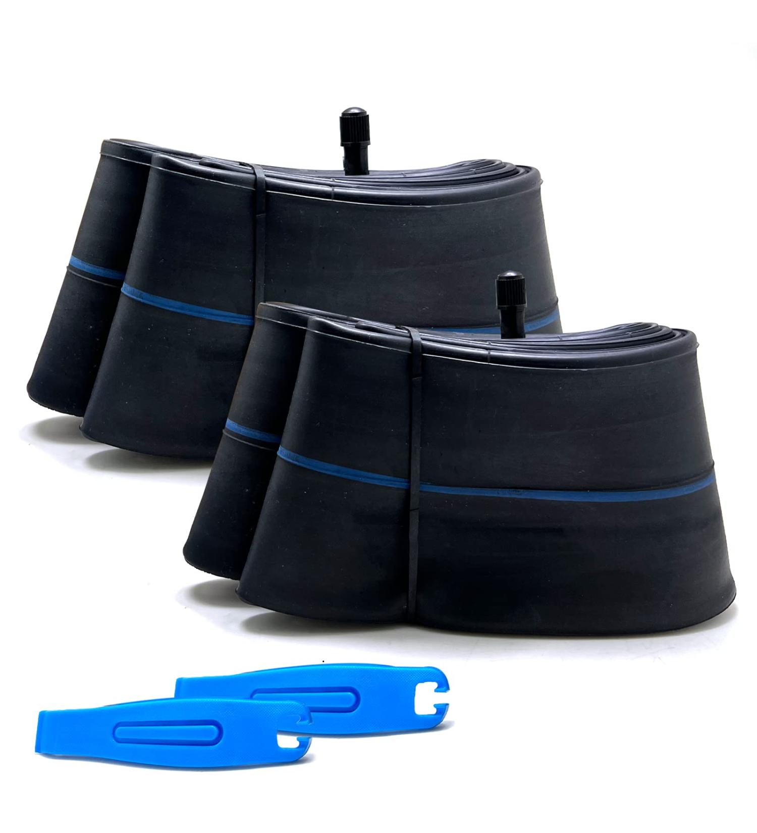 BWSHLF Fat Tire Tube 20x4.0 Schrader Valve 35/48mm - Anti-Puncture Inner Tube with High Air Tightness - 2 Pack with Tire Levers - Buy Online on GoSupps.com