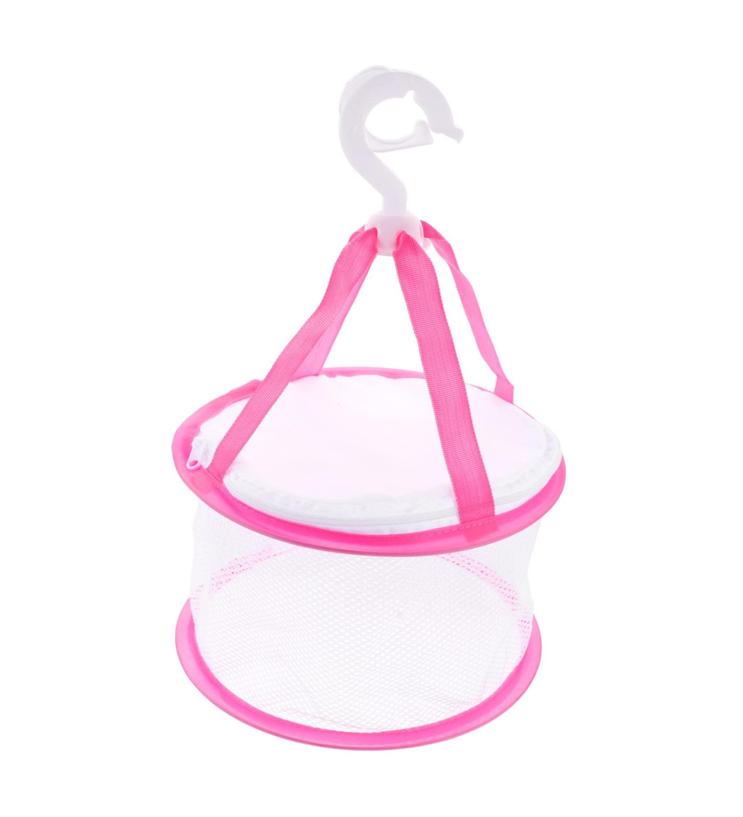 PRETYZOOM Mini Drying Rack & Egg Drying Net for Makeup Sponges | Travel-Friendly Mesh Basket in Pink - Buy Online on GoSupps.com