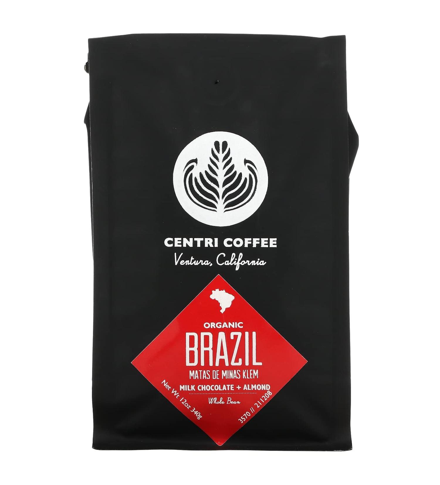 Organic Centri Coffee - Brazil Whole Bean - Milk Chocolate & Almond - 12 oz | Cafe Altura - Buy Online on GoSupps.com