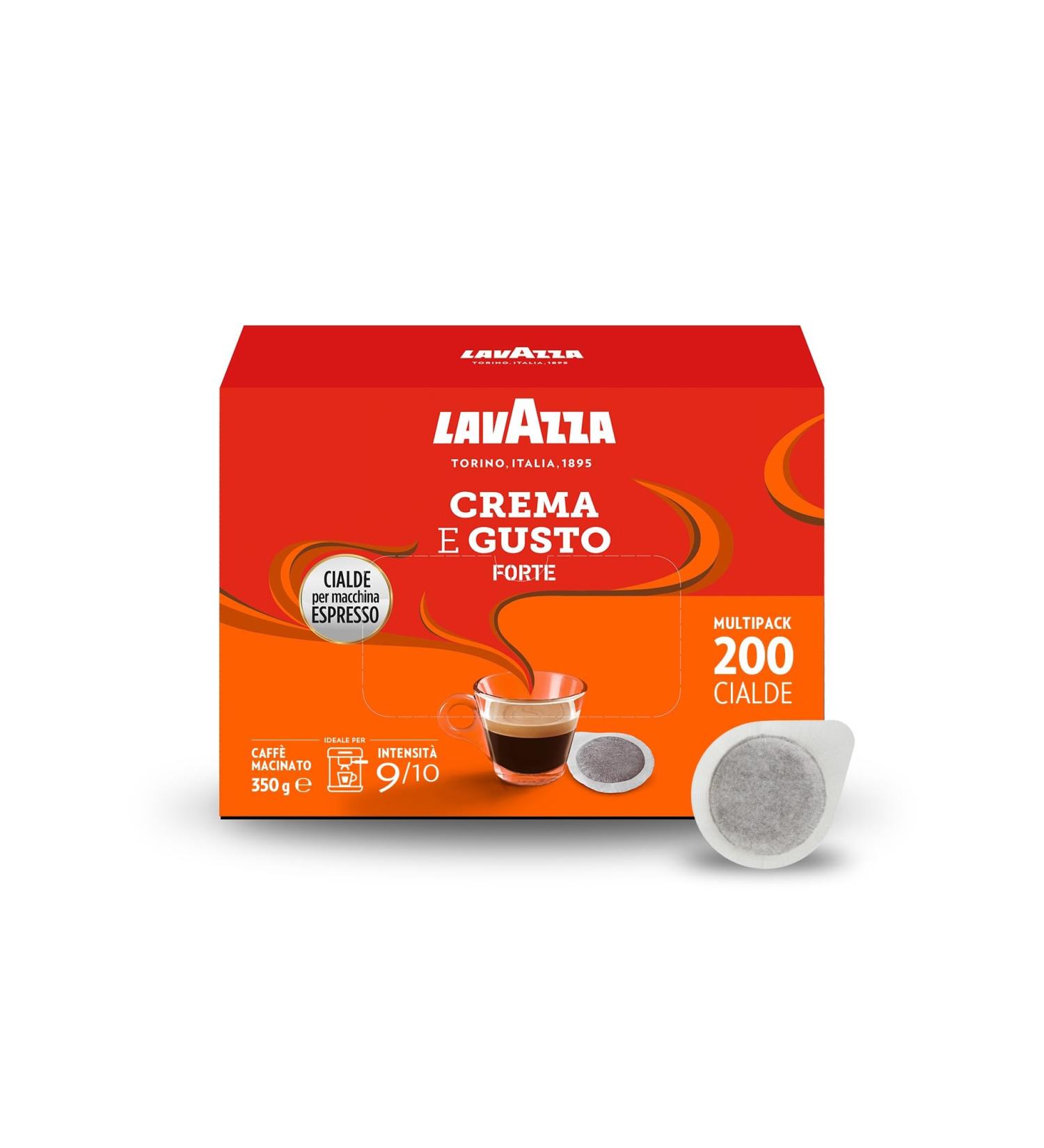  Lavazza Lavazza Cream and Strong Flavor Coffee Pods Waffle Coffee 4 Packs of 50 Waffles for a strong and full-bodied espresso with aromatic notes of wood and tobacco Arabica and robust Intensity 9/10 Roast - Buy Online on GoSupps.com