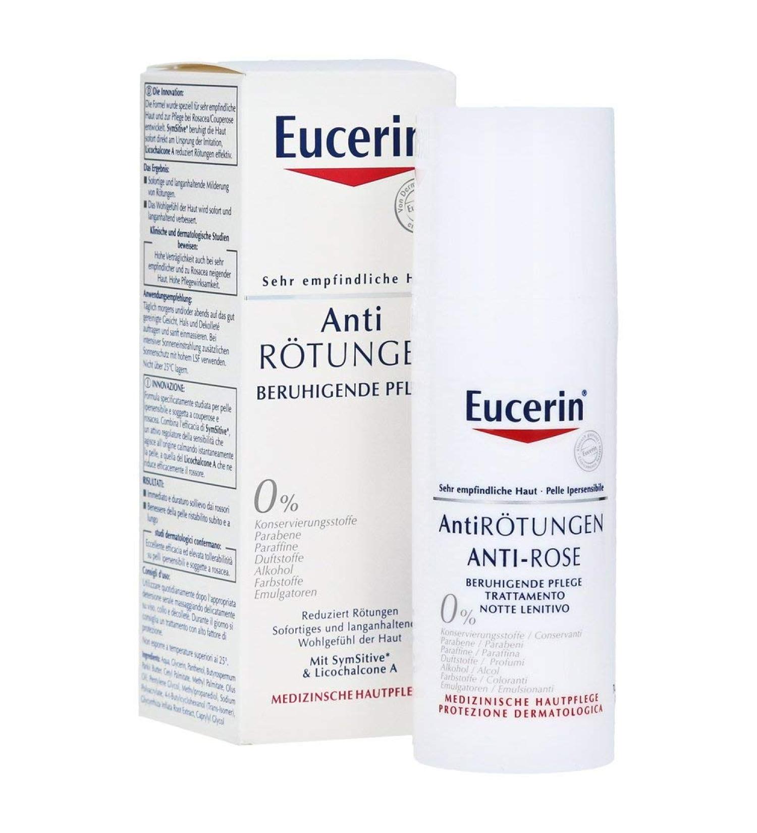 Eucerin Anti-Redness Care Cream 50ml (Pack of 2) - Soothing Skin Care for Rosacea & Redness Relief - International Shipping Available - Buy Online on GoSupps.com