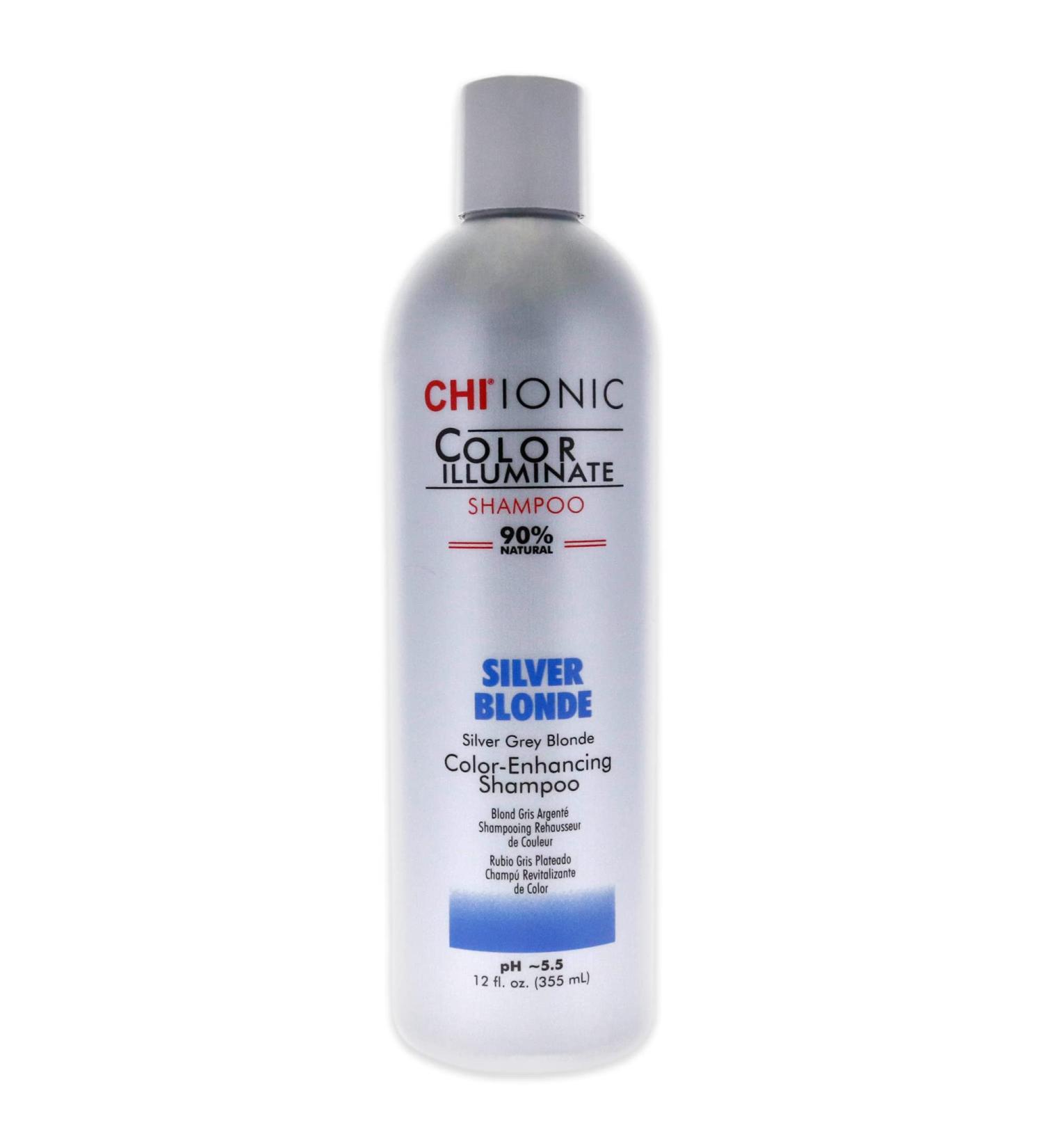 CHI Ionic Color Illuminate Shampoo Silver Blonde 12 FL Oz