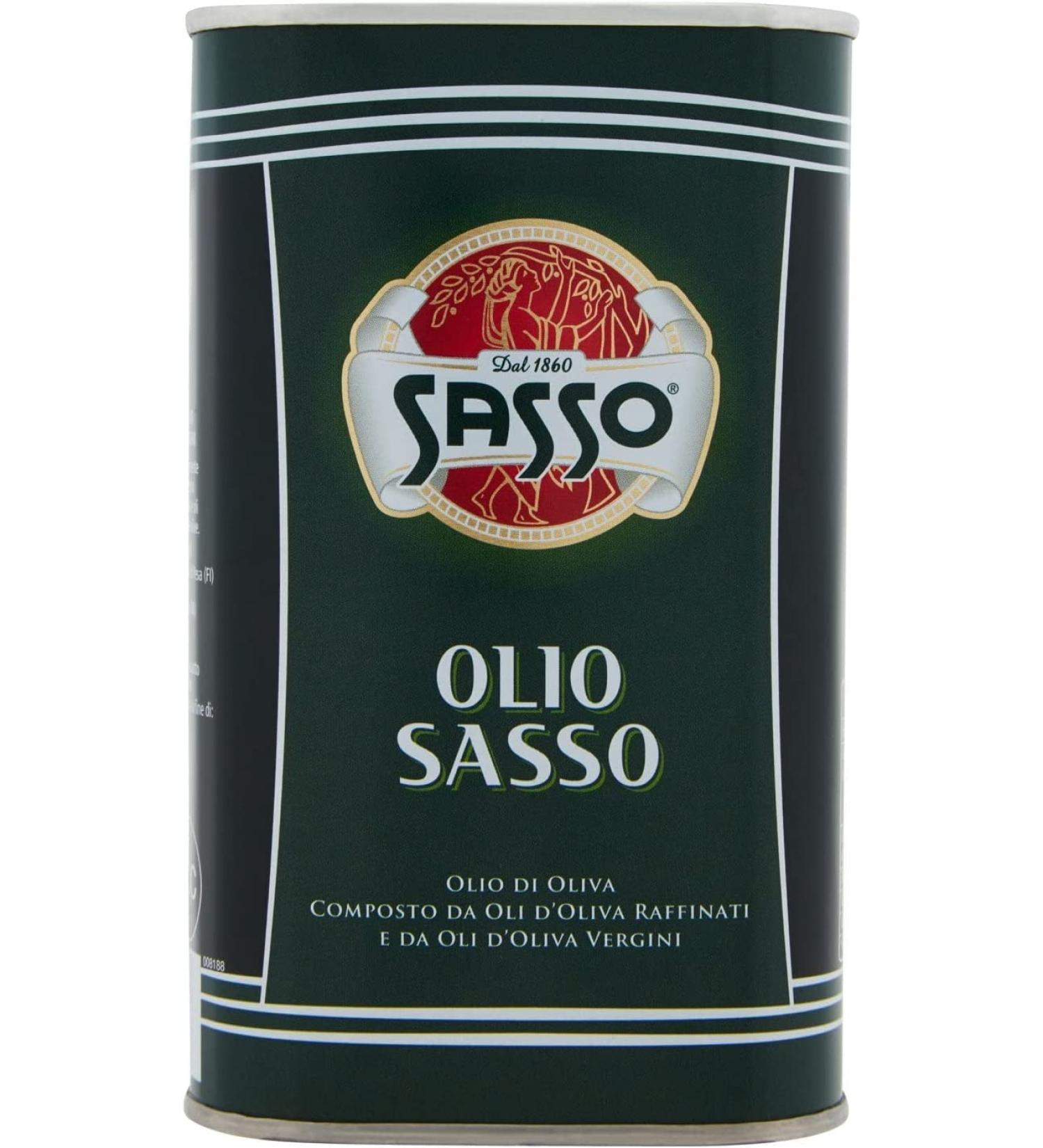 3 x Sasso Olio Extra Vergine D'oliva Natives Olive Oil 500 ml 100% Italian