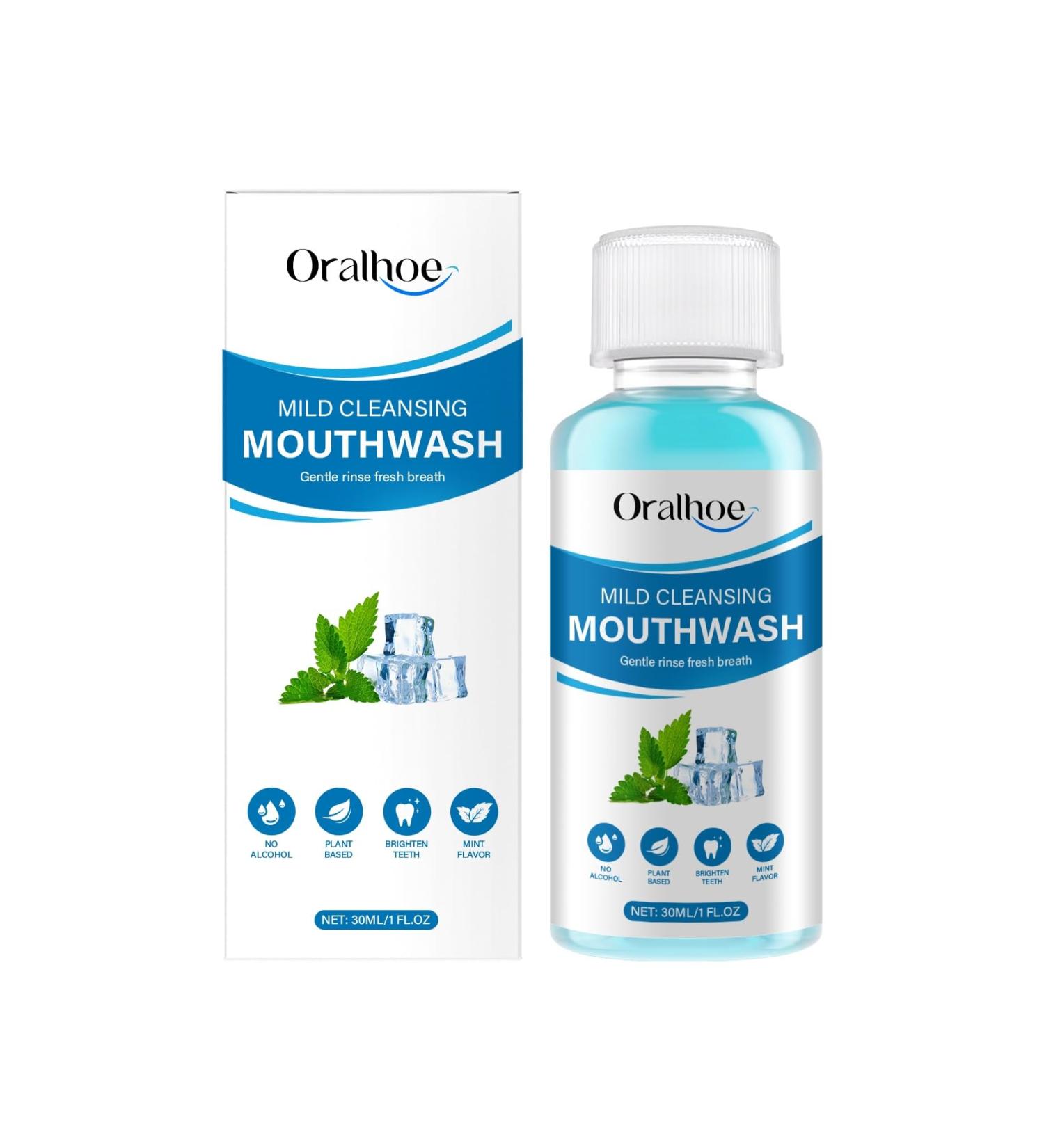KLYso Fresh Mint Mouthwash for Instant Clean & Long-Lasting Freshness Remove Food Residue Boost Oral Comfort(3PCS) - Buy Online on GoSupps.com