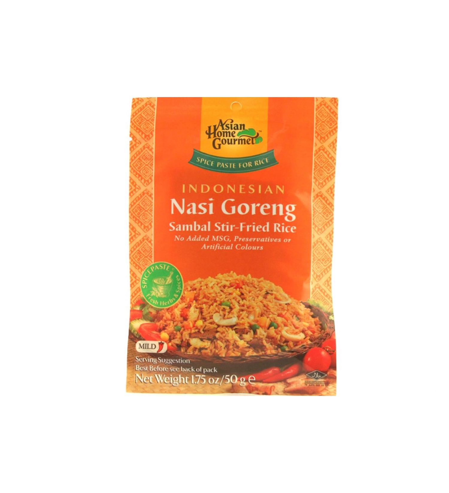 ASIAN HOME GOURMET Spice Paste for Indonesian Nasi Goreng Sambal Fried Rice 50 g