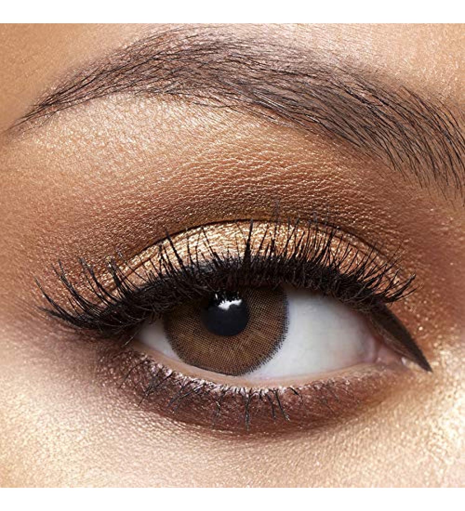 Anesthesia Colored Contact Lenses - Addict Marron (Dioptria -2.50) | Monthly Lens for Dark Eyes - 6 Months of Natural Dark Brown Coverage - Buy Online on GoSupps.com