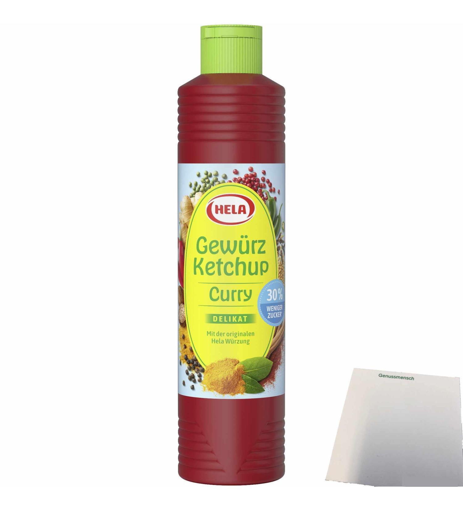 usy Pack for Hela Curry Ketchup with 30% less sugar (800 ml bottle) + usy block - Buy Online on GoSupps.com