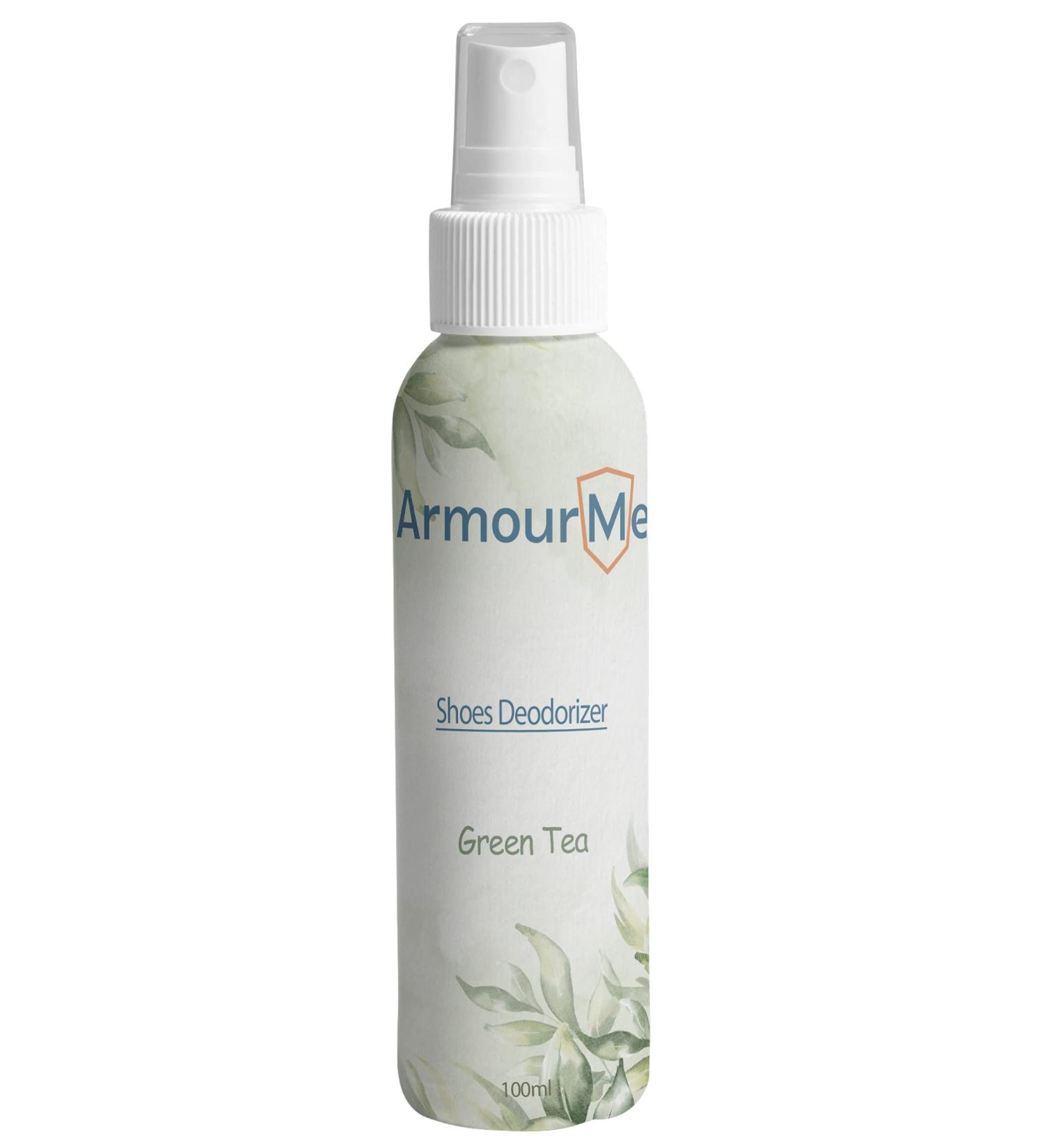 ArmourMe Shoe Spray - Green Tea Scent | Shoe Deodorizer & Smell Eliminator for Men & Women | Extra Strength Odor Eliminator for Shoes, Sandals, and Socks - Buy Online on GoSupps.com