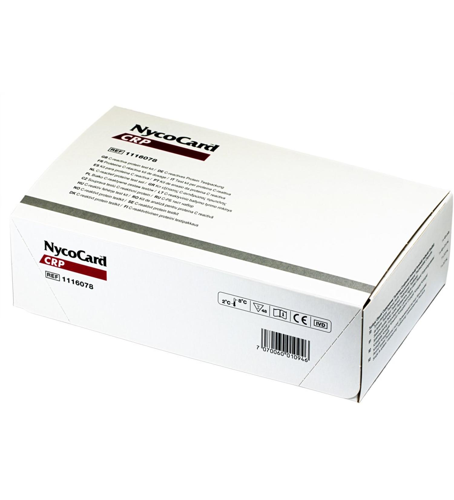 NYCOCARD CRP 48 test strips
