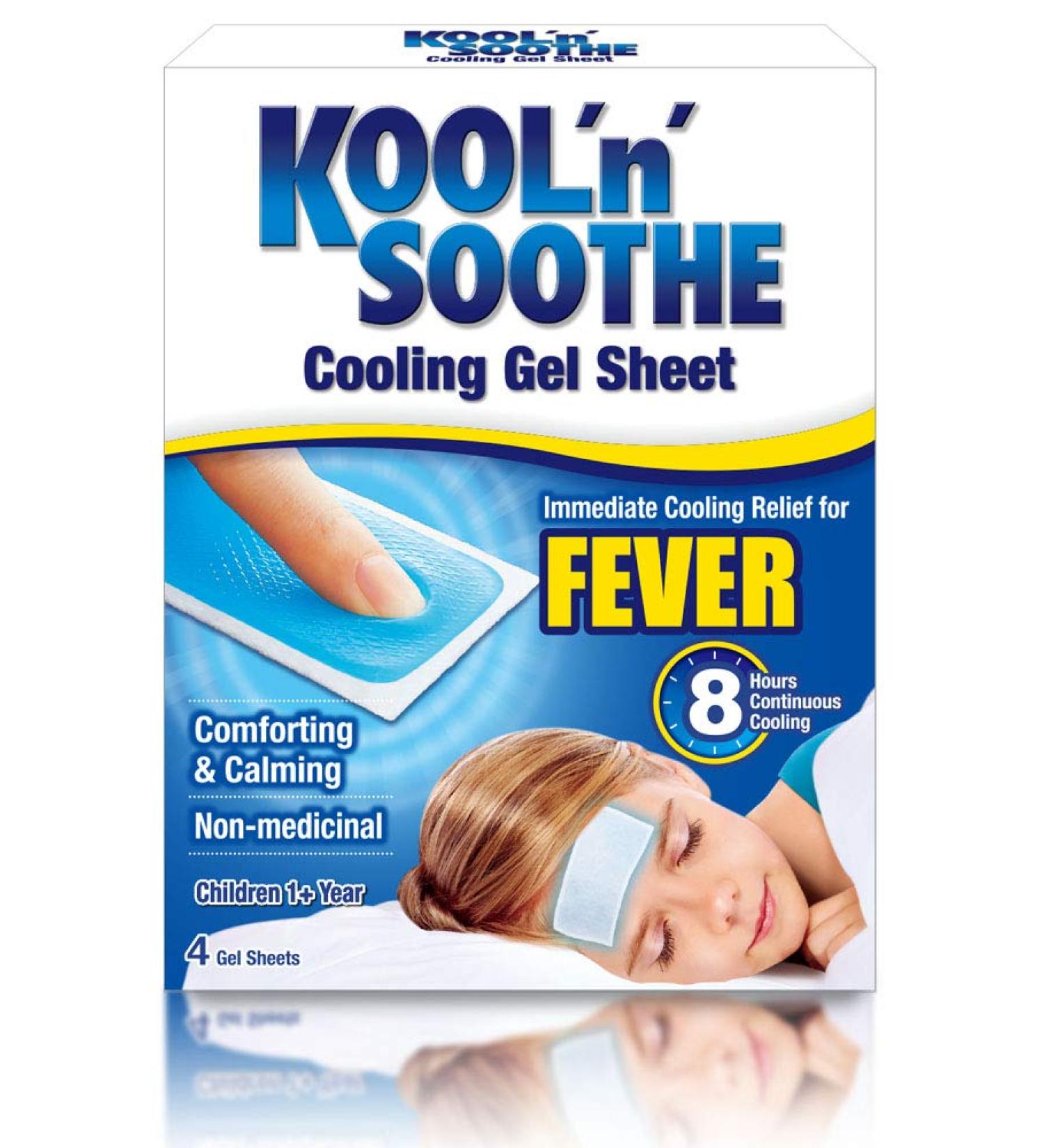Kool 'n' Soothe Kids Cooling Strips 4 Pack - Multipack Options - Buy Online on GoSupps.com