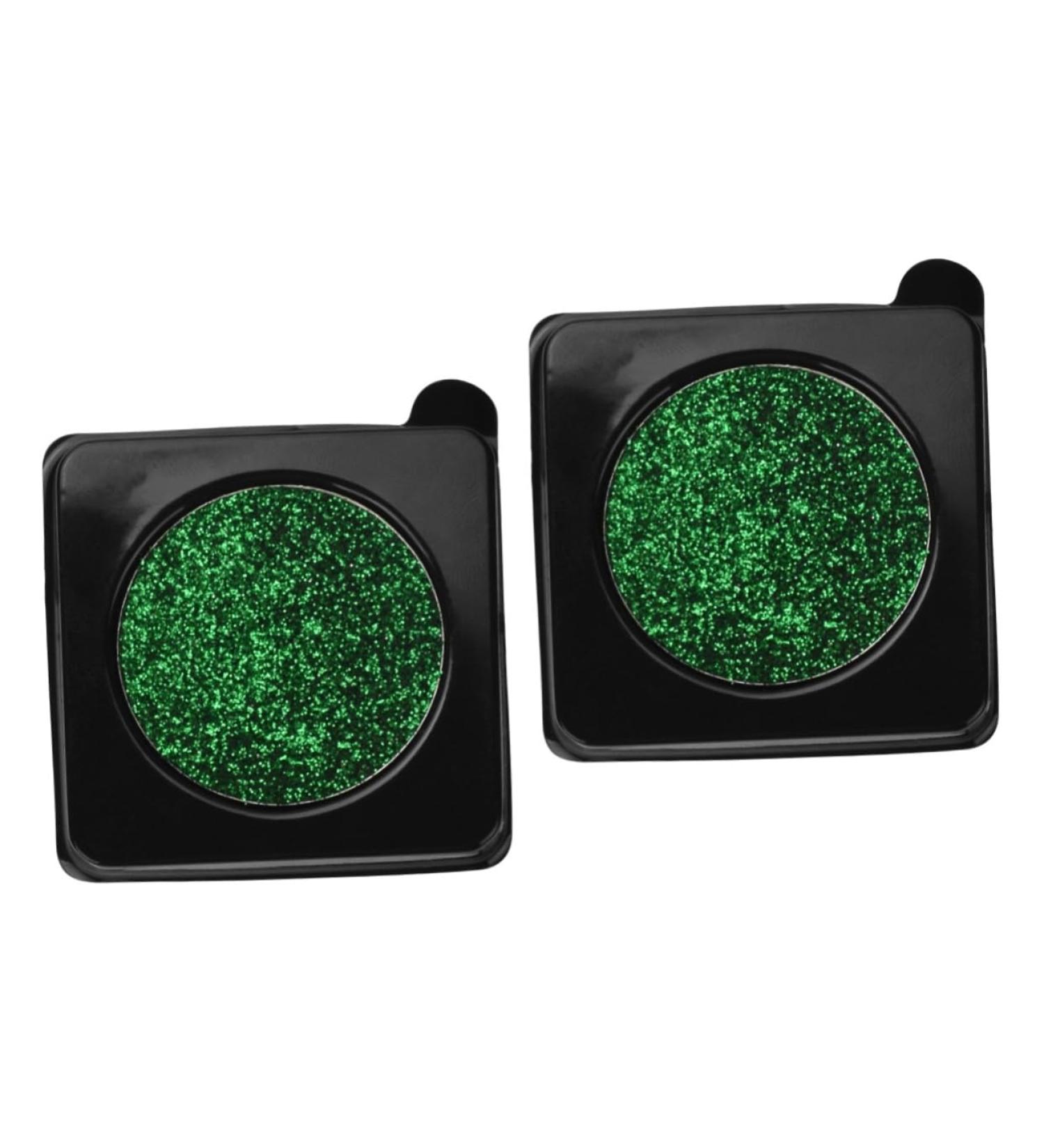 FOMIYES 2pcs Glitter Eyeshadow Palette Glitter Eye Shadow Green Glitter Green Face Glitter Miss Set Girl - Buy Online on GoSupps.com
