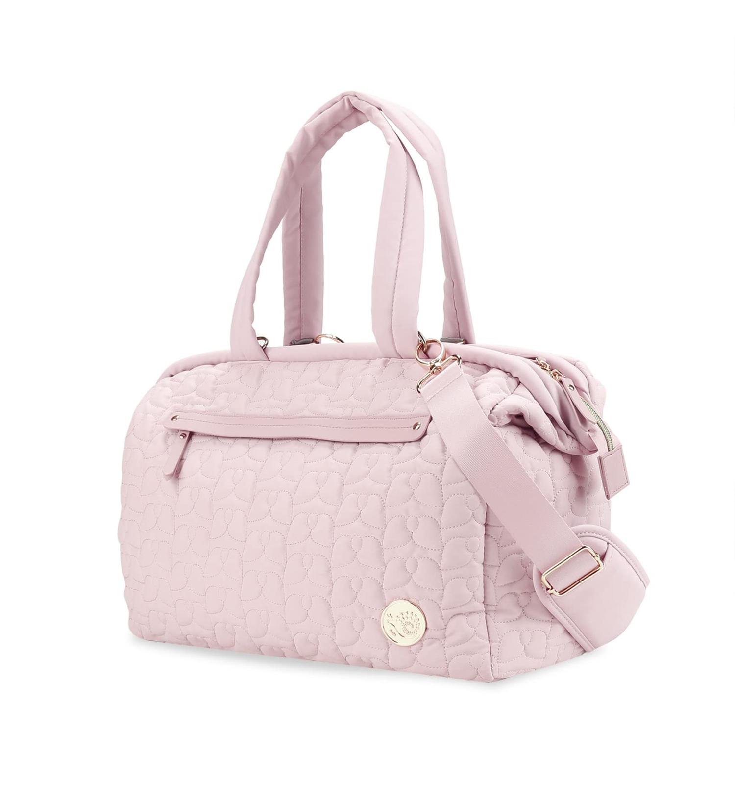 SONARIN Multi-Pockets Baby Nappy Changing Tote Bag - Stylish Large Capacity Travel Diaper Bag in Pink - Buy Online on GoSupps.com