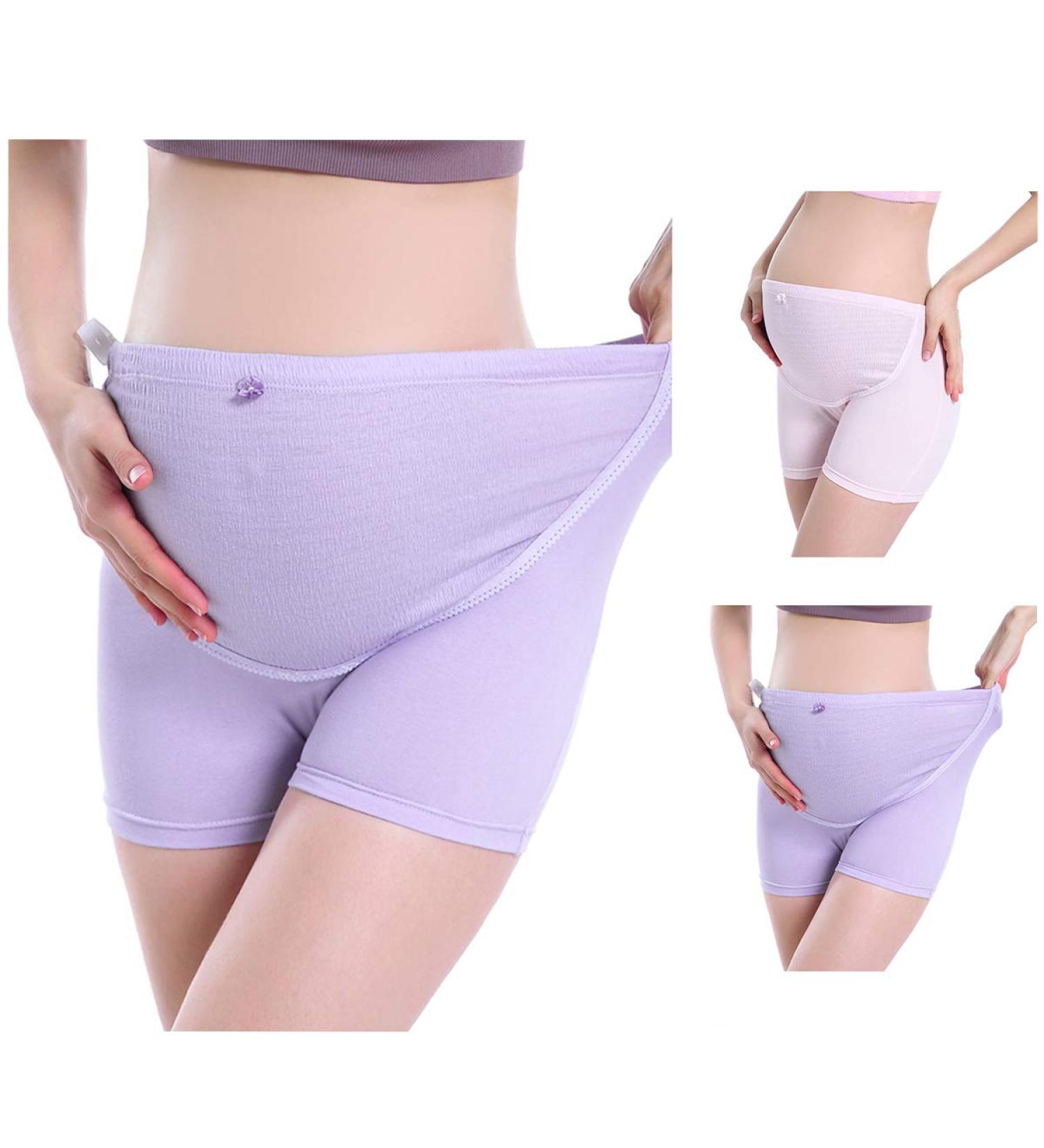 FEOYA Maternity Safety Shorts 2pcs - High Elastic Cotton Knickers L (110-132 lb) - Buy Online on GoSupps.com