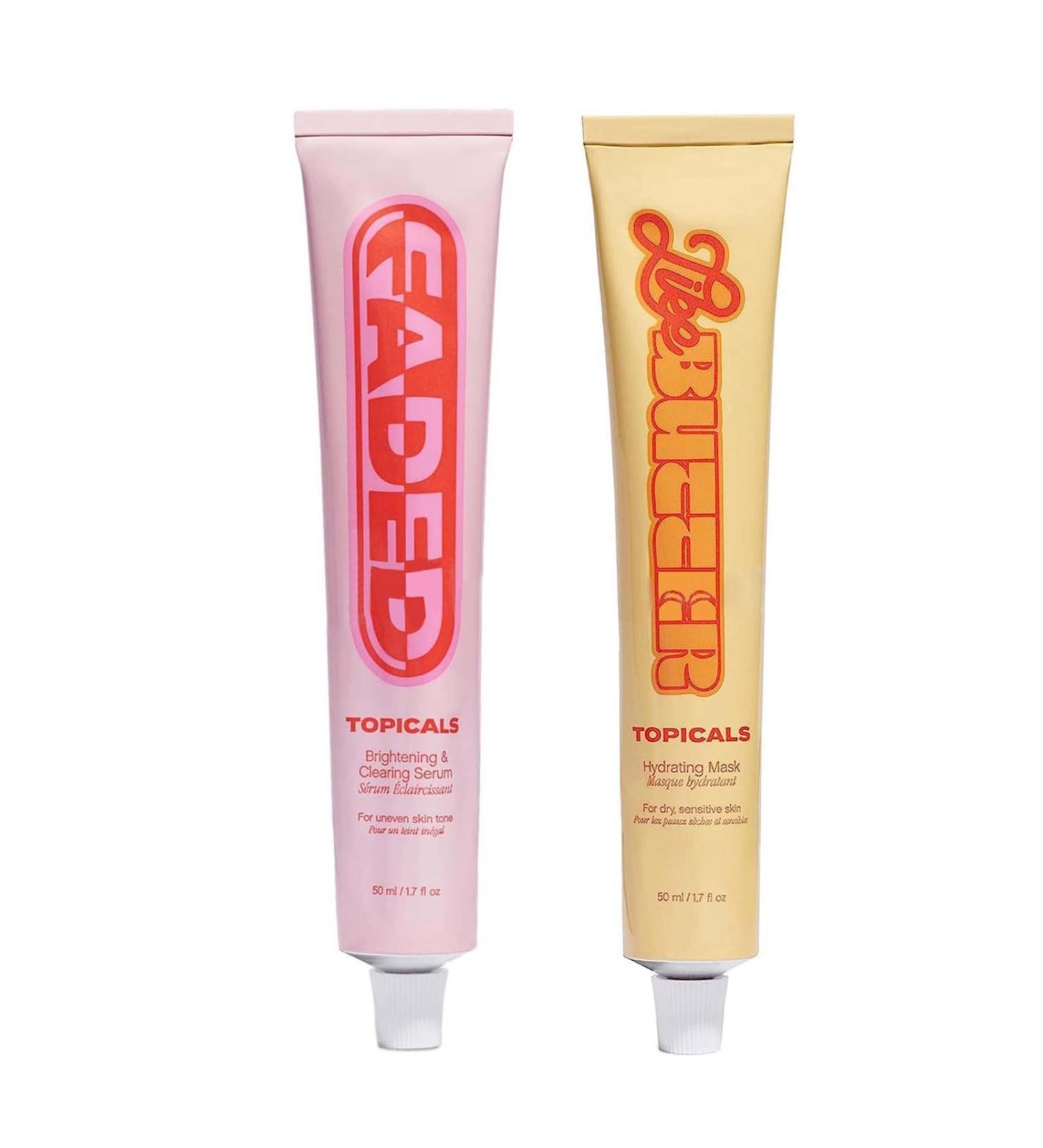 Faded Lightening & Bleaching Serum for Dark Spots & As Moisturizing Butter for Dry & Sensitive Skin (Bundle-50 ml) - Buy Online on GoSupps.com