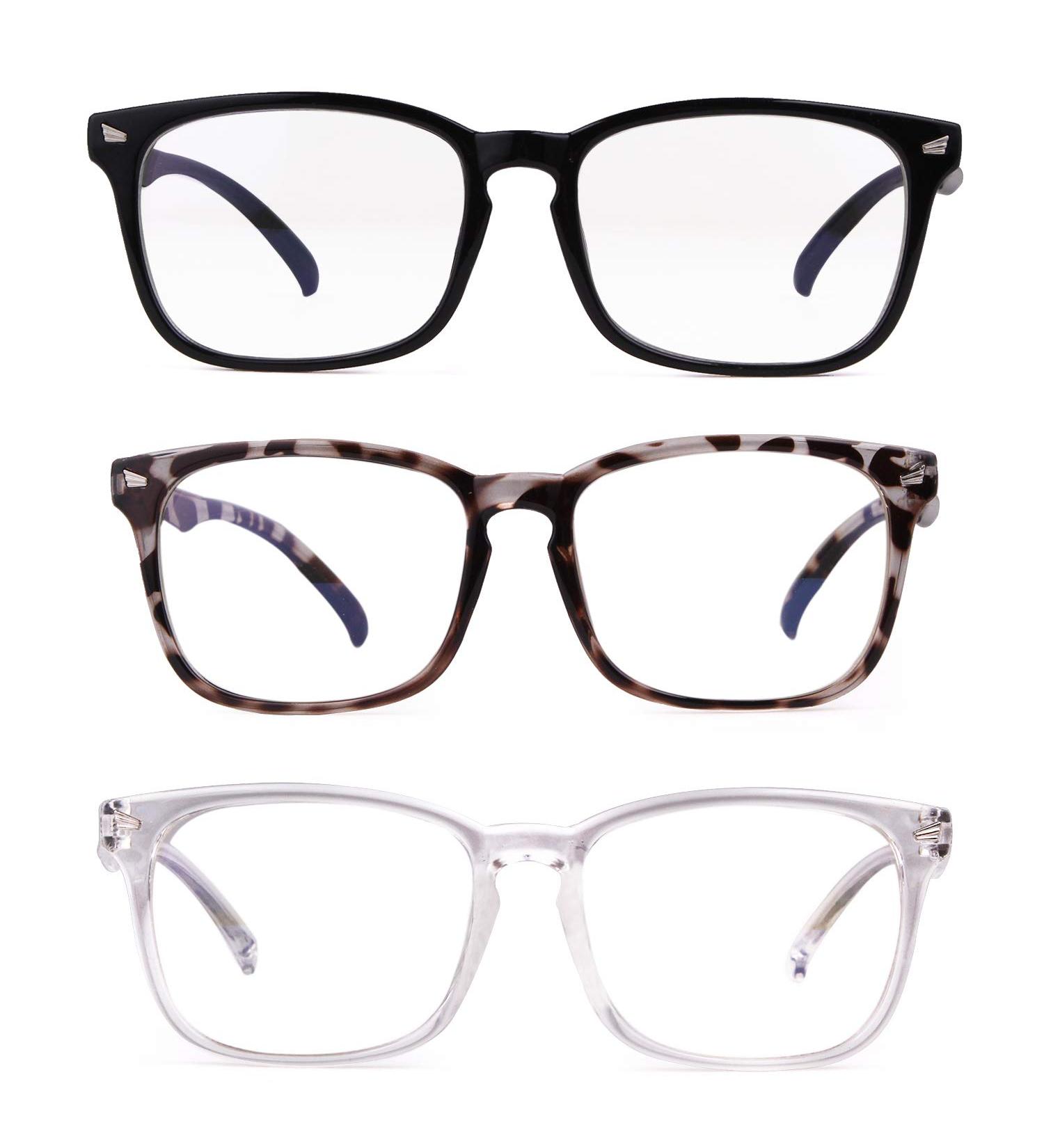 3-Pack ADEWU Blue Light Filter Glasses for Men & Women - Anti Blue Light Computer & Gaming Glasses for PC Cell Phone & TV - Buy Online on GoSupps.com