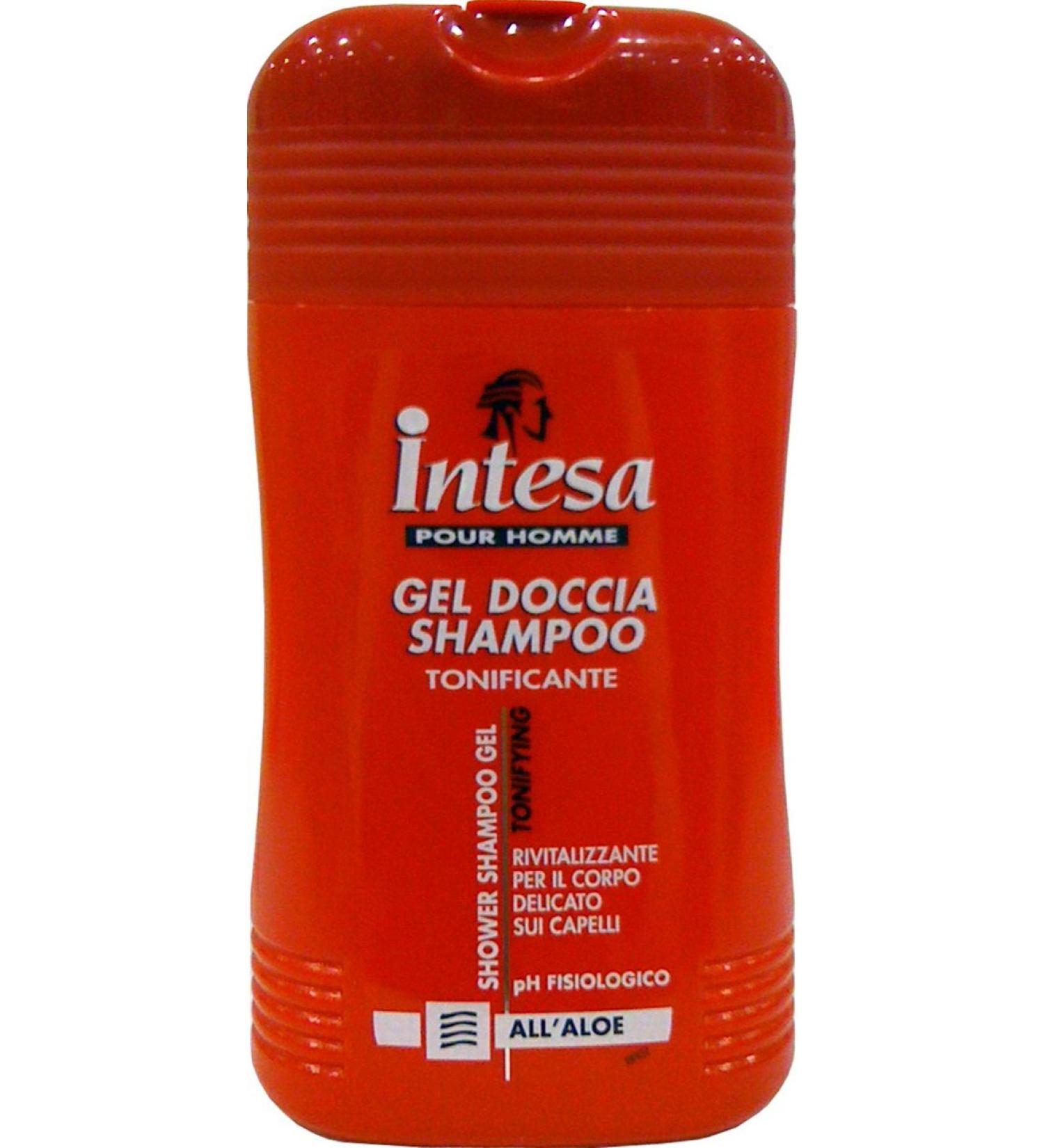 Intesa 12 x Aloe Shower Gel Shampoo 250 ml