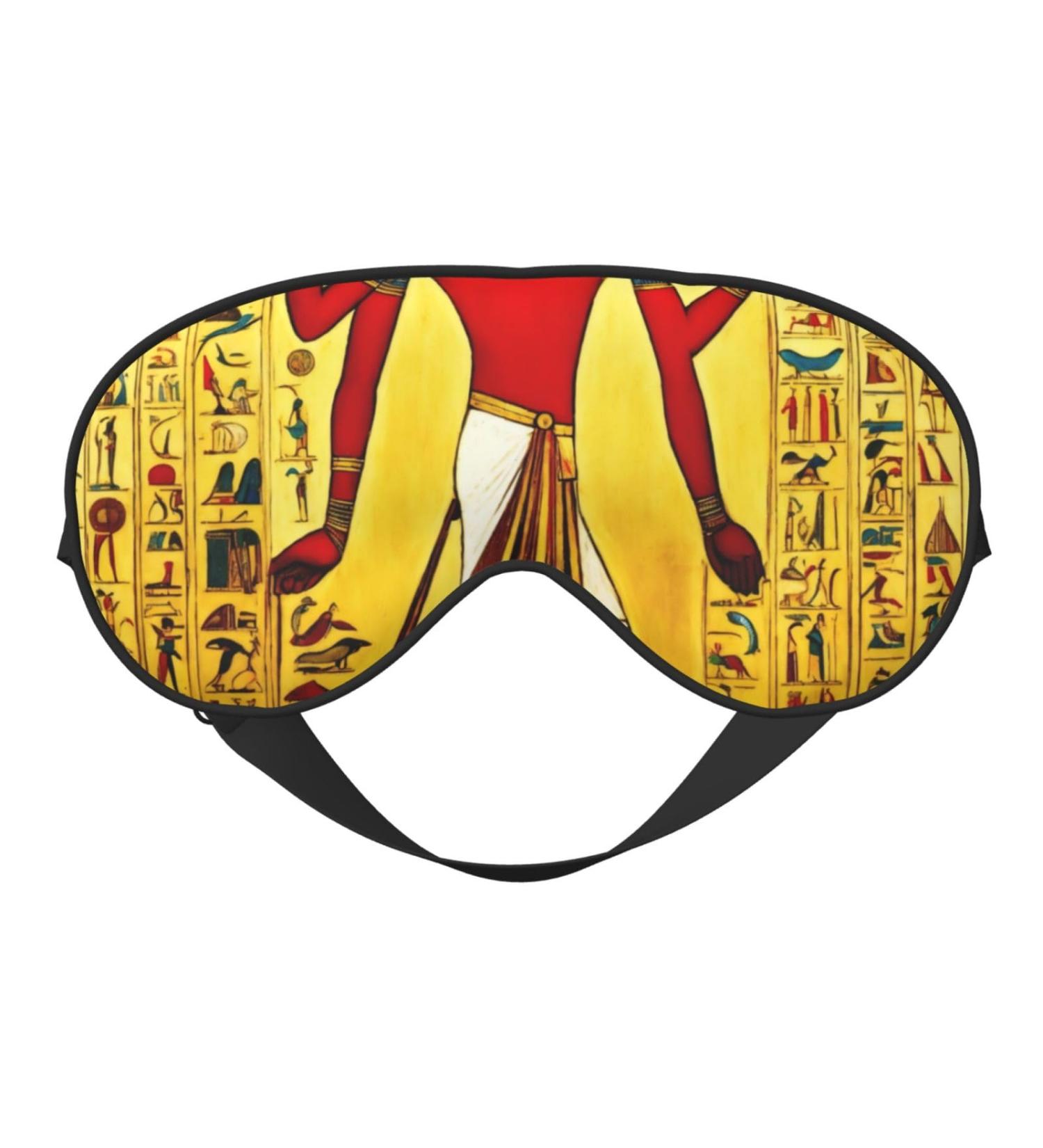 Ancient Egypt Tribe Series Soft Sleep Eye Mask | Breathable Travel Eye Patch for Women | Relaxation & Comfort - Buy Online on GoSupps.com