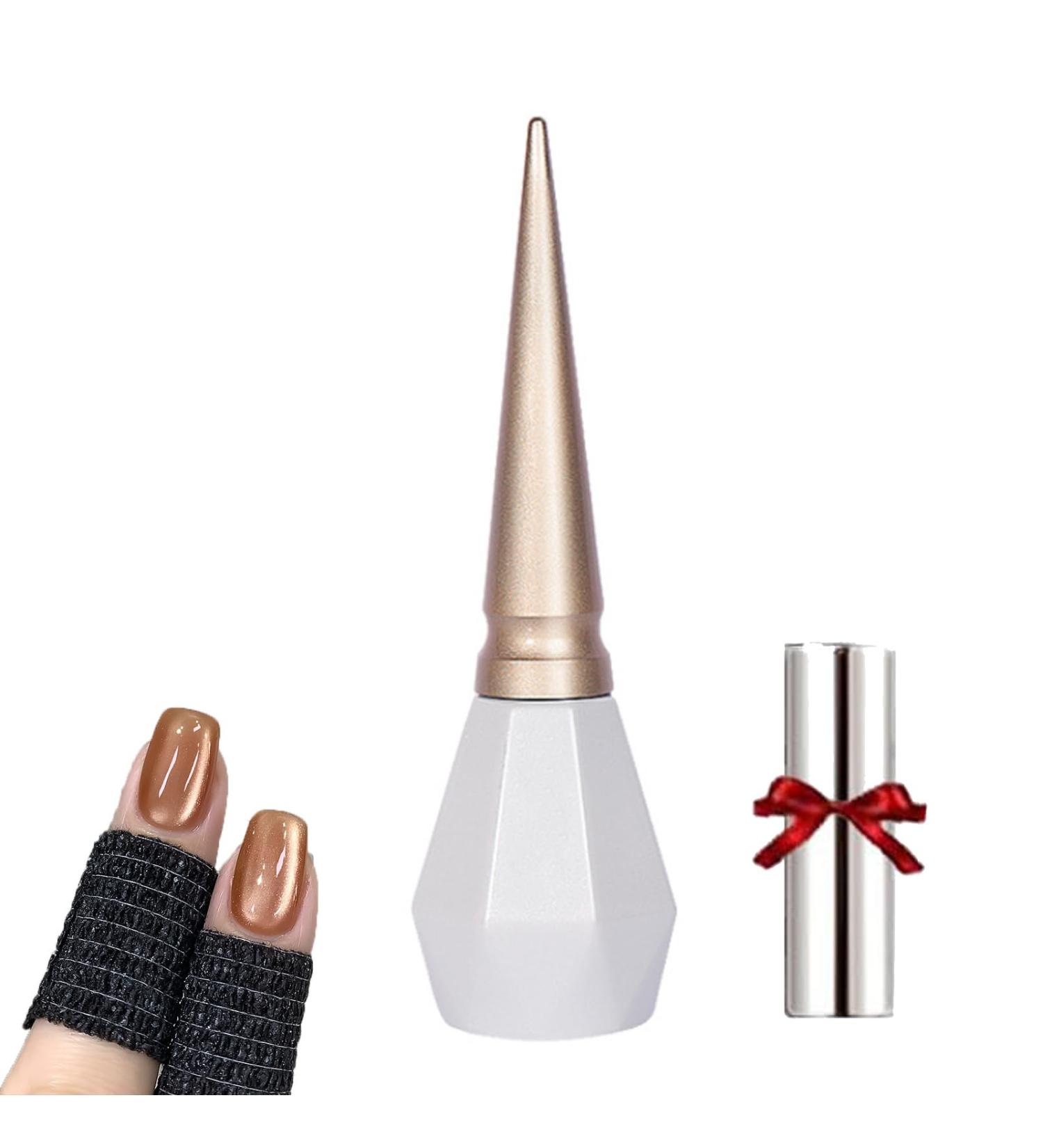 Rolita Gel Polish Rolita Nail Polish Cat Eye Gel Nail Polish Nude Ice-Clear Jade Gel Glitter Crystal Gel Nail Polish with Magnet Crystal Cat Eye Gel Polish Silver (Y-38) - Buy Online on GoSupps.com