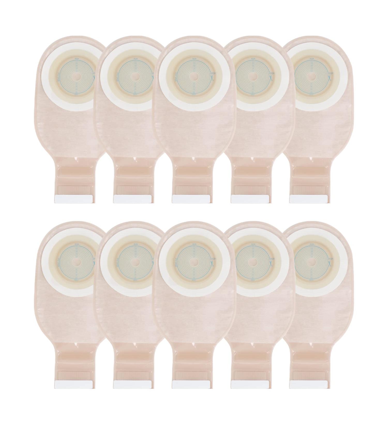 Daisyleaf 10-Pack Disposable Colostomy Drainage Bags | Stoma Care for Colostomy & Ileostomy - International Shipping Available - Buy Online on GoSupps.com