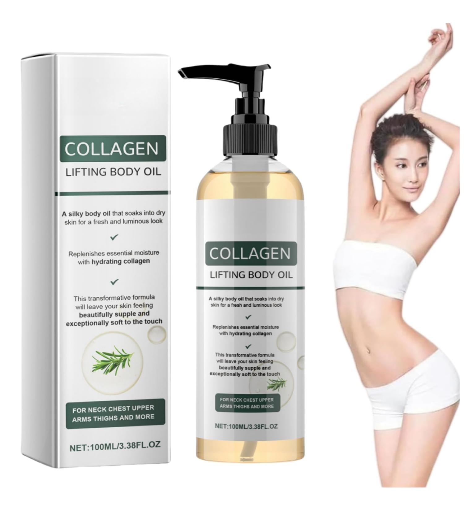 Collagen Lifting Body Oil Firming Body Oil Collagen Plus Lifting Body Oil Body Oil for Women Skin Tightening Body Oils Body Oils for Women Moisturizing Body Oil Collagen for Skin Tightening 100ml - Buy Online on GoSupps.com