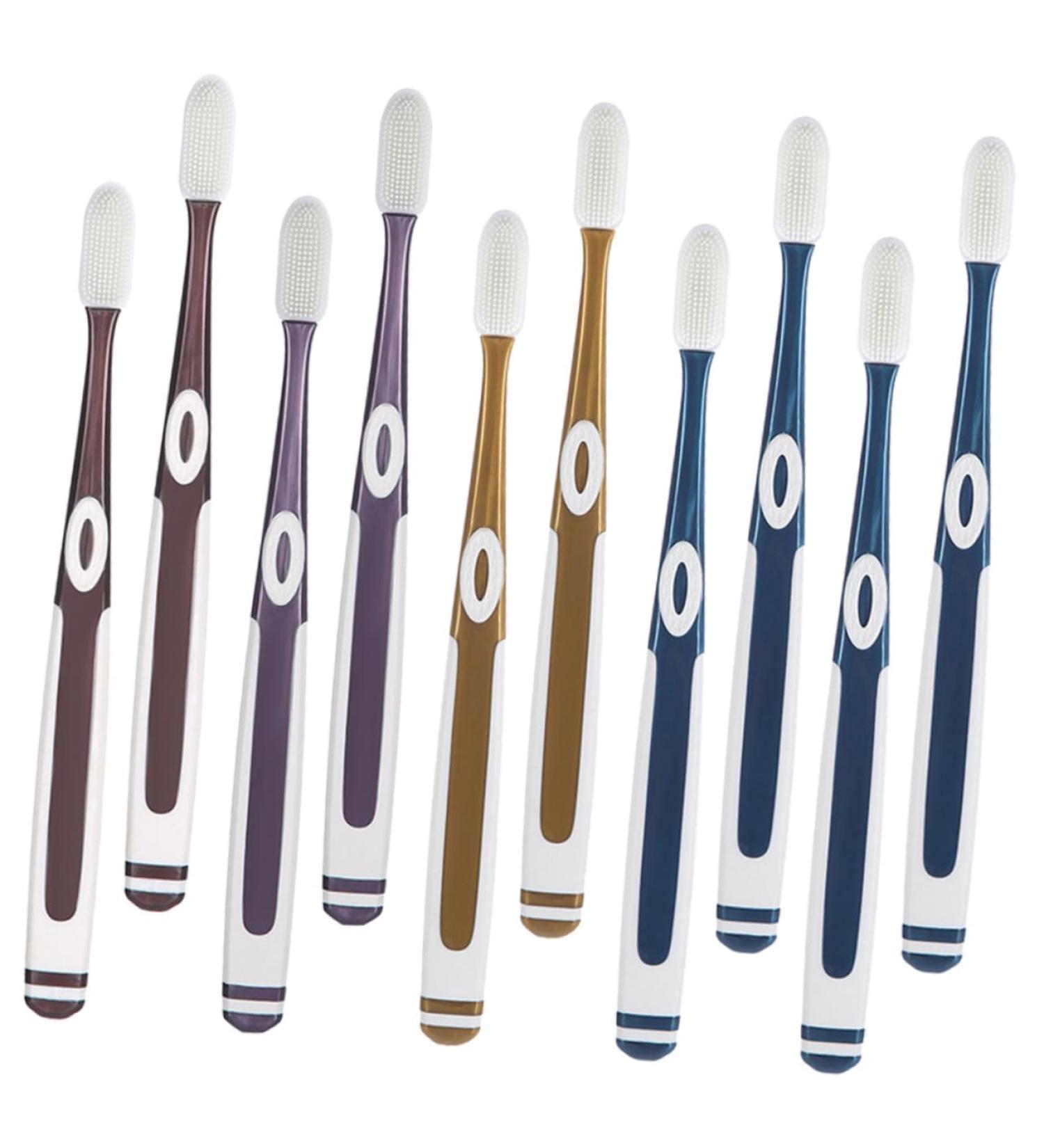Buy Minkissy Portable Toothbrush Set - 10 Female Travel Brushes for Camping Oral Care & Pregnancy | International Shipping Available - Buy Online on GoSupps.com
