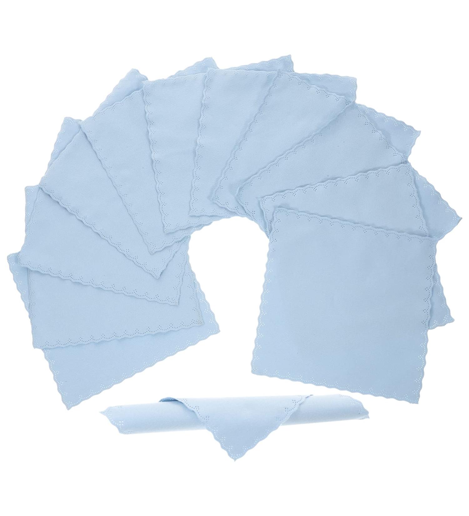 ULTECHNOVO 50pcs Flannel Lens Cleaning Cloths - Double Sided Eyeglass & Screen Cleaner Wipes for Glasses & Lenses - Premium Fiber Wipe for Optimal Cleaning - Buy Online on GoSupps.com