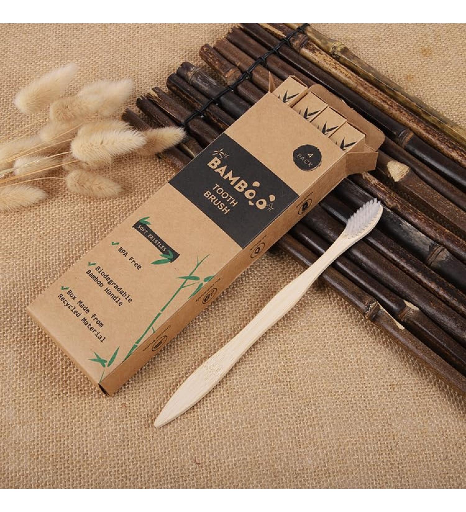 Eco-Friendly Bamboo Toothbrush | Sustainable Oral Care Shipping Worldwide - Buy Online on GoSupps.com