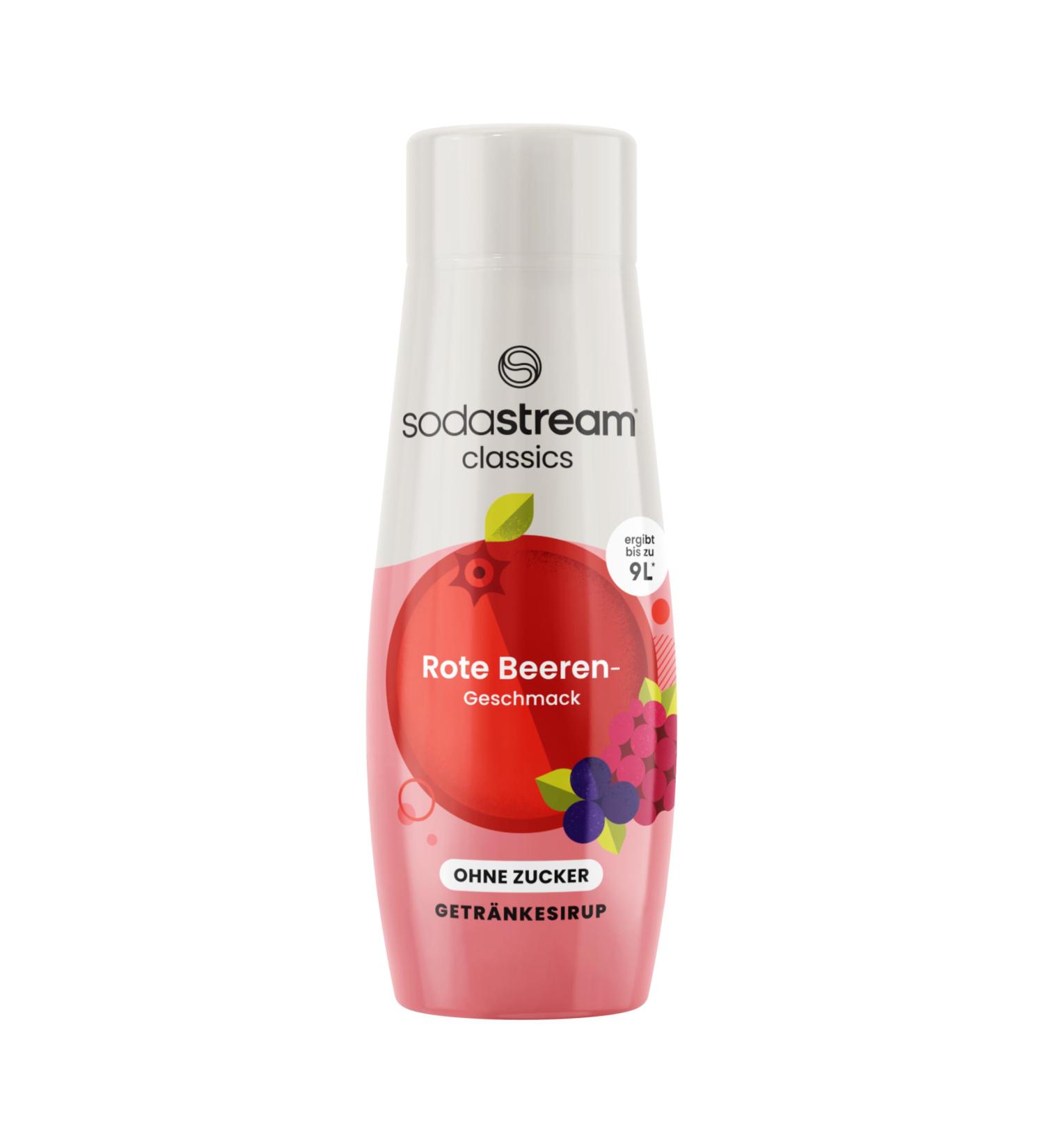 SodaStream Sugar Free Grenadine Concentrate for Sparkling Water and Soda Machine | Prepare up to 9 Liters of Grenadine in Seconds, 440ml