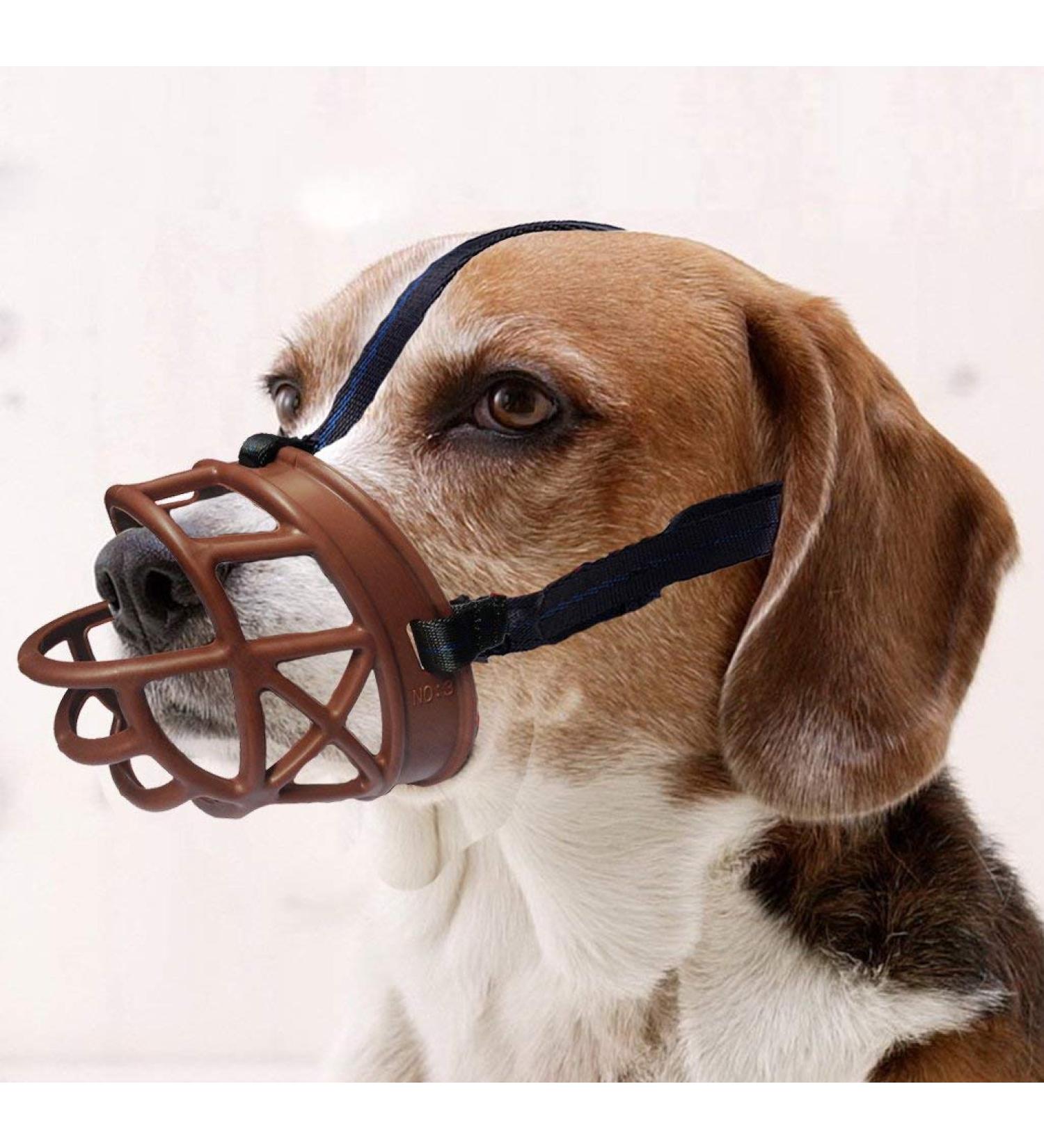 Breathable Silicone Dog Muzzle for Anti Barking & Chewing | Size 5-13 | Brown - Shop Now & Ship Internationally! - Buy Online on GoSupps.com
