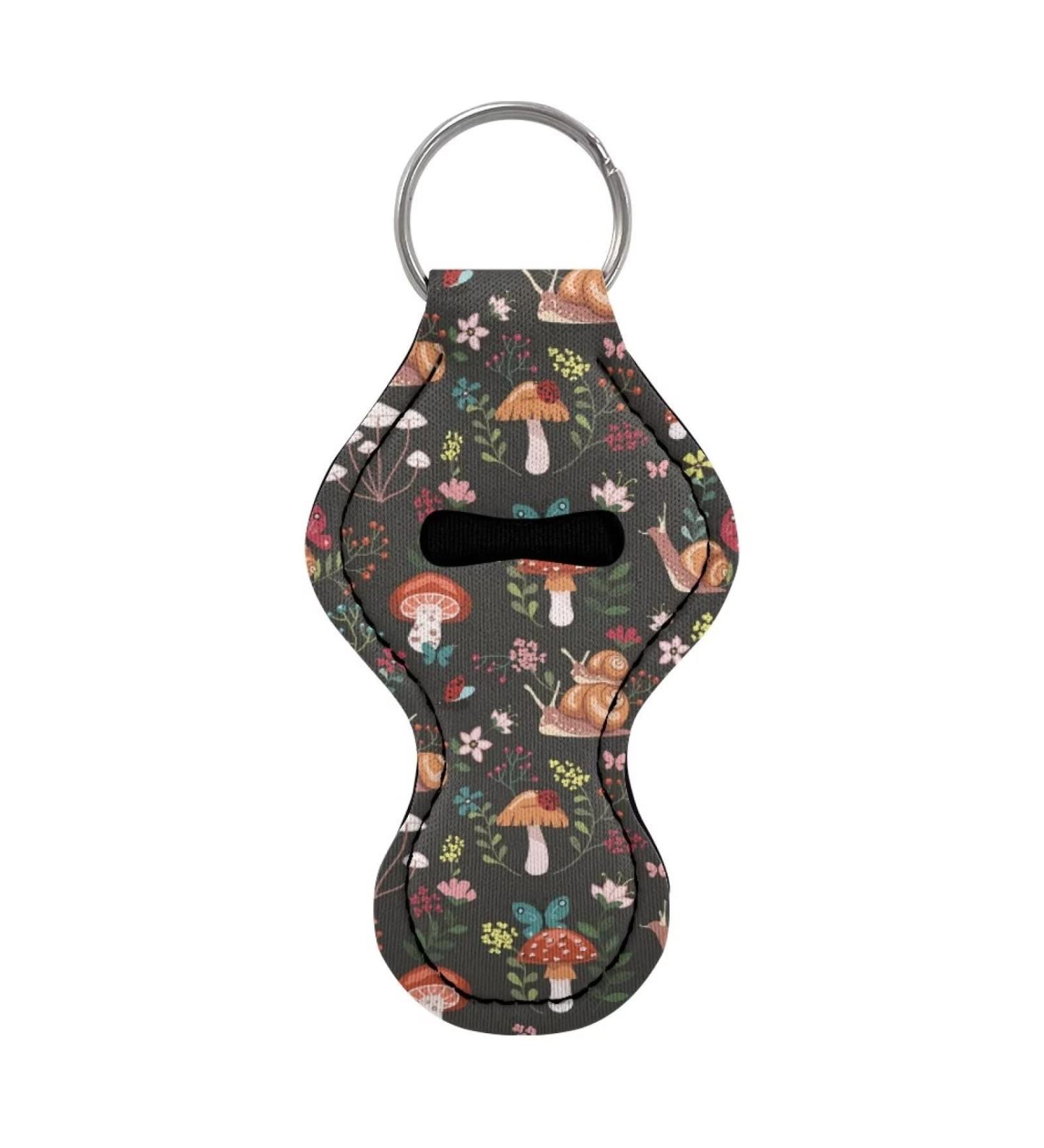 Poceacles mushroom keychain for women girls lipstick lanyard keychain - Buy Online on GoSupps.com