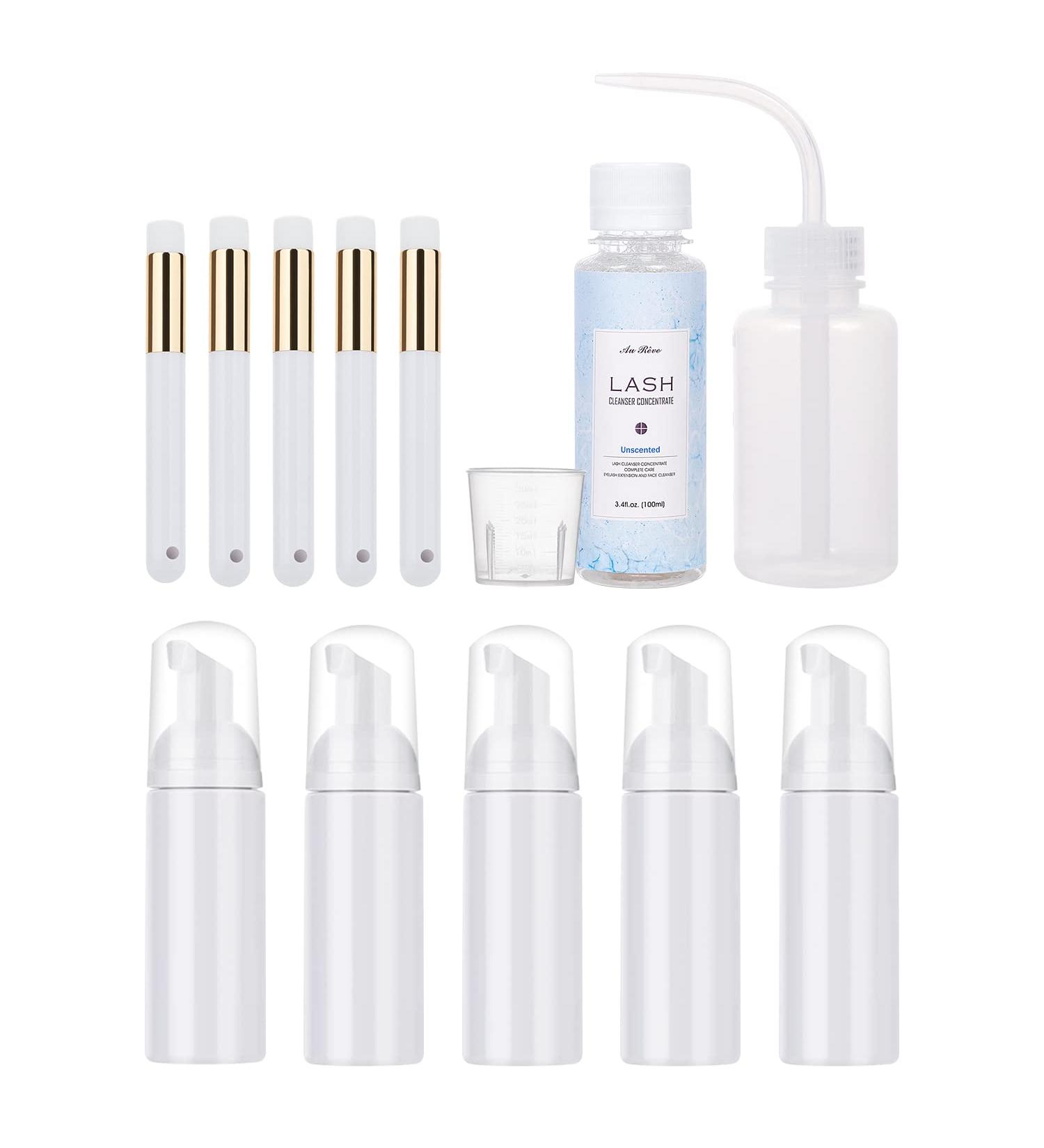 100ml Eyelash Cleanser Concentrate Set for Salon & Home Use - Oil & Paraben Free Lash Foam DIY Kit - Buy Online on GoSupps.com