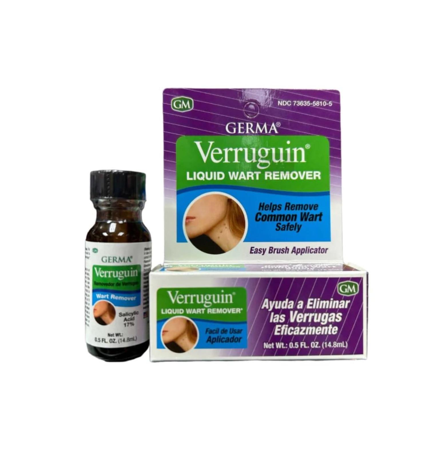 Verruguin - Wart Remover (14.8 mL) - Effective Treatment for Common Warts - Buy Online on GoSupps.com