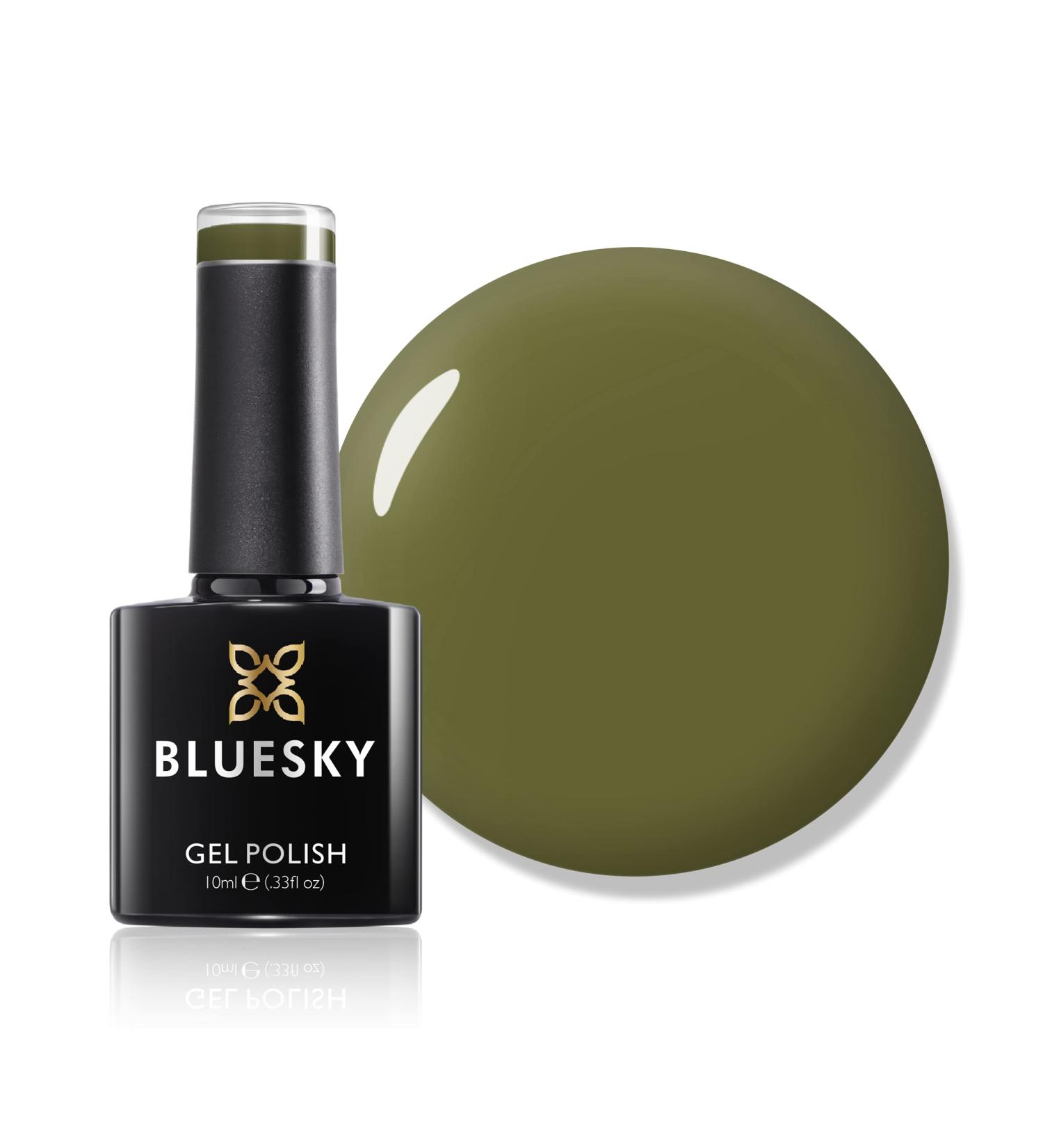 Bluesky Gel Nail Polish AW21 Collection: AW2110 Green 10ml - Chip Resistant & Long Lasting - Buy Online on GoSupps.com