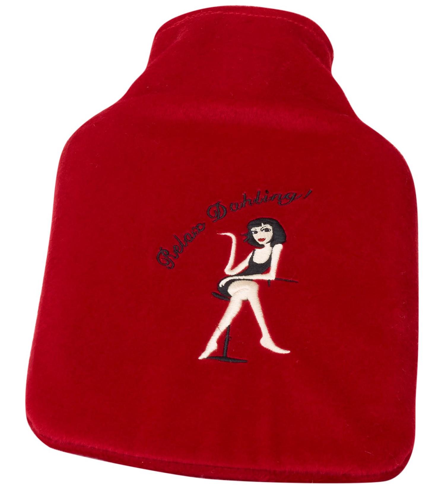 Spa Comforts Relax Dahling Water Bottle  Red