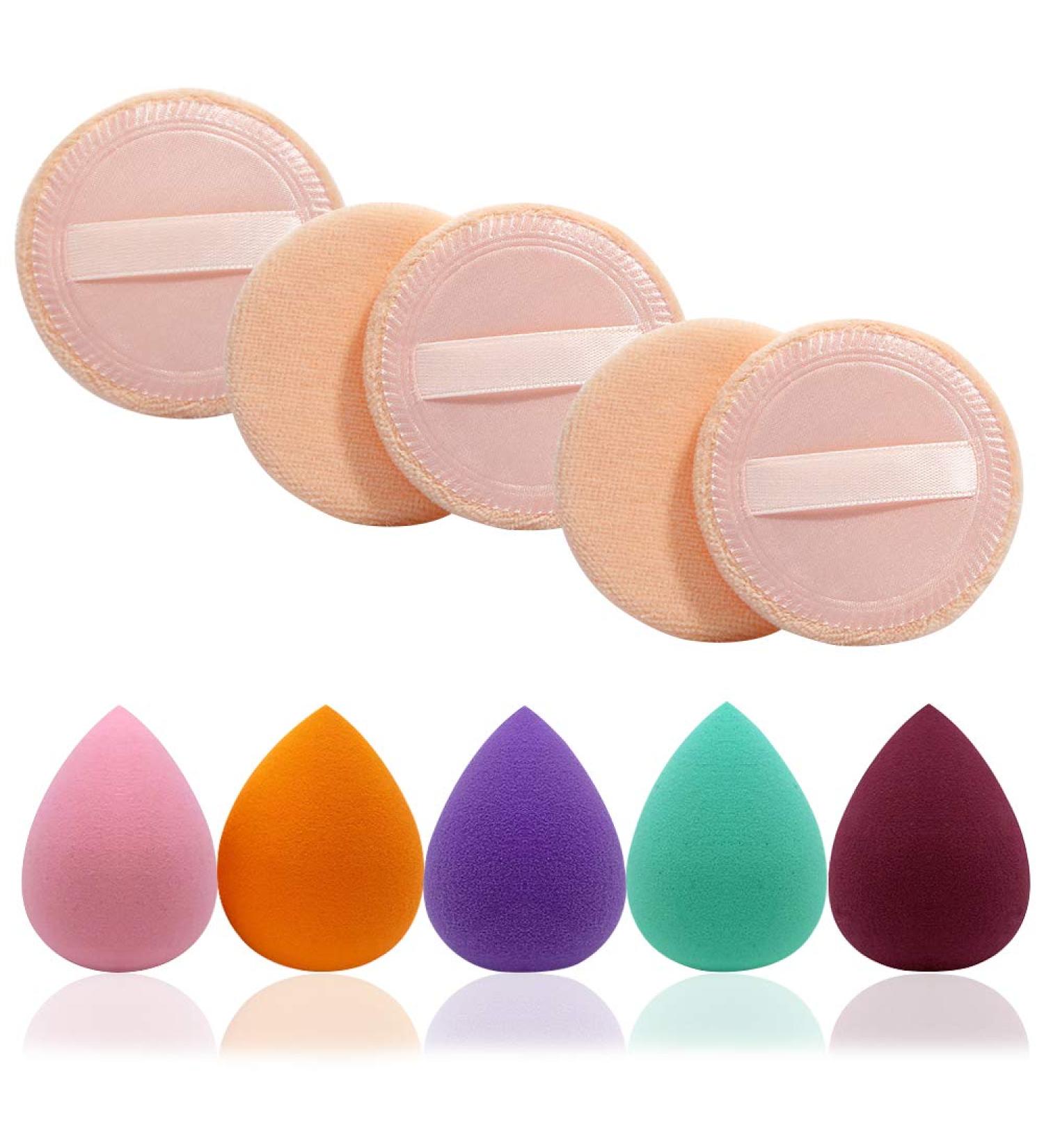 Buy 5-Piece Beauty Sponge Set & Powder Quack | Sourceton Makeup Mixer - Perfect for Powder Foundation | International Shipping - Buy Online on GoSupps.com