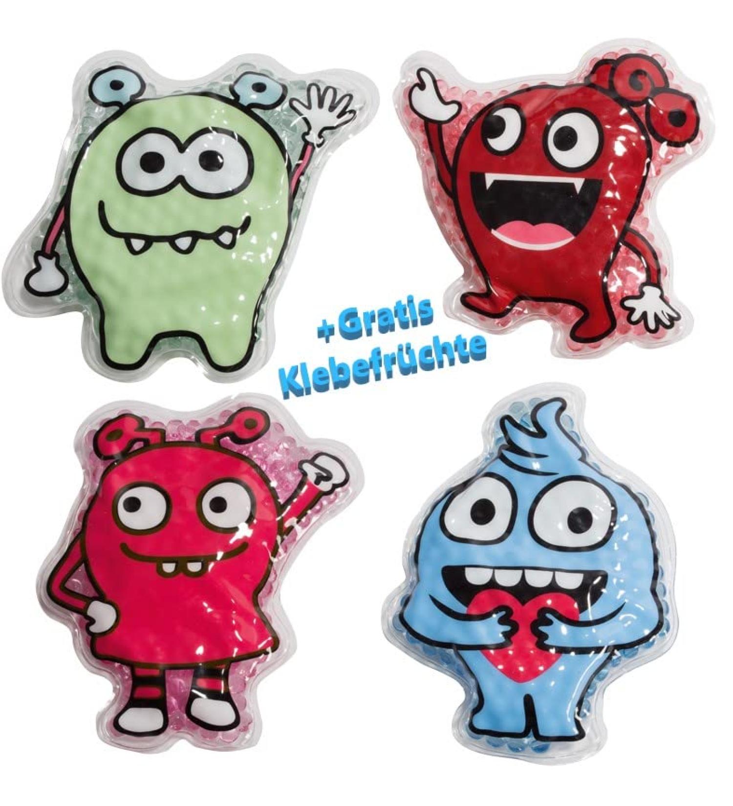 Buy Cool Package 4 Set Small Monster I Cooling Gel & Free Mini Ticker | Cold & Warm Compress for Children | Best Cool Pad for Kids - Buy Online on GoSupps.com