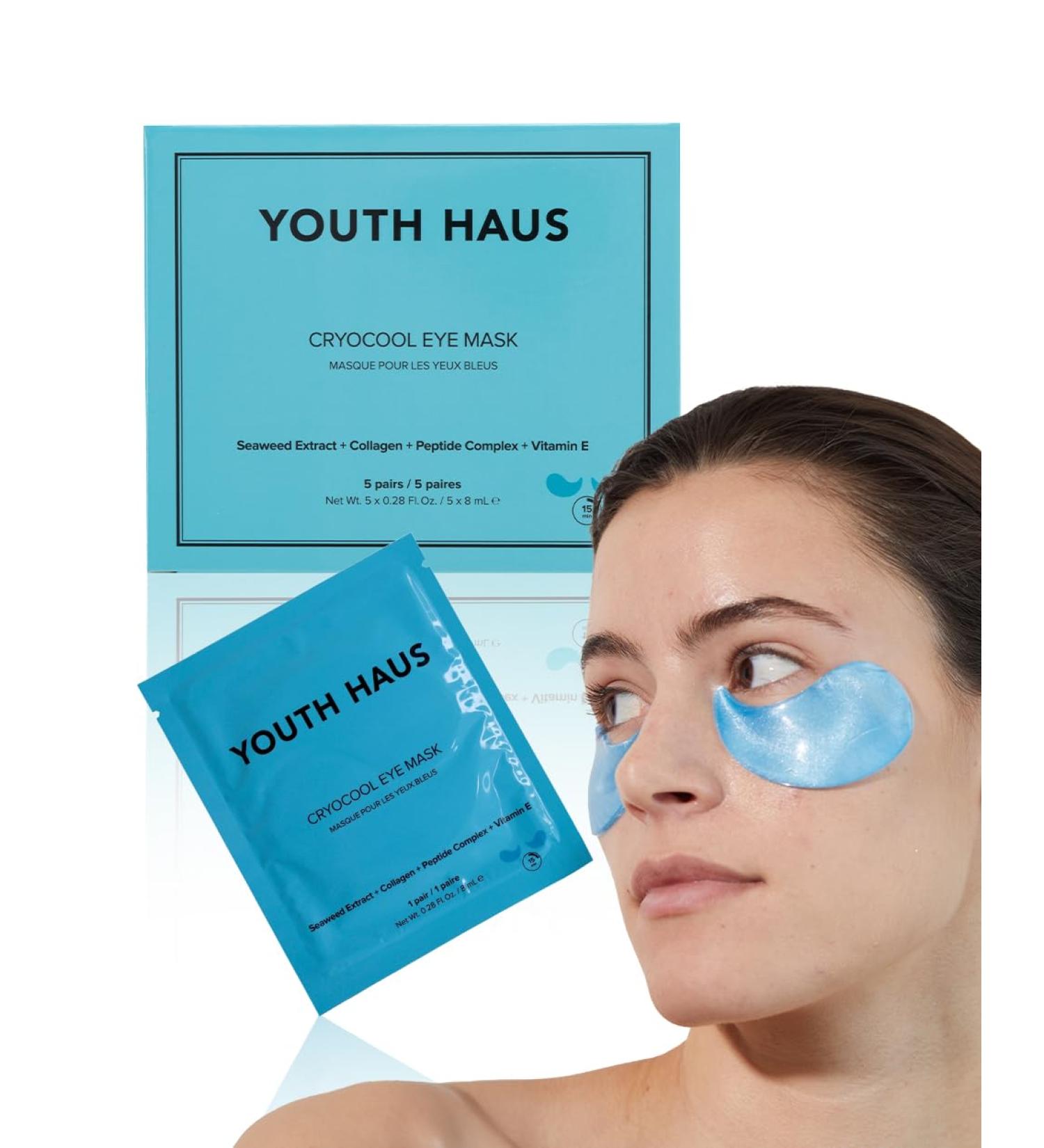 Buy Skin Gym Youth Haus Eye Mask - Soothing Anti-Aging Under Eye Patches for Puffiness & Wrinkles | International Shipping - Buy Online on GoSupps.com