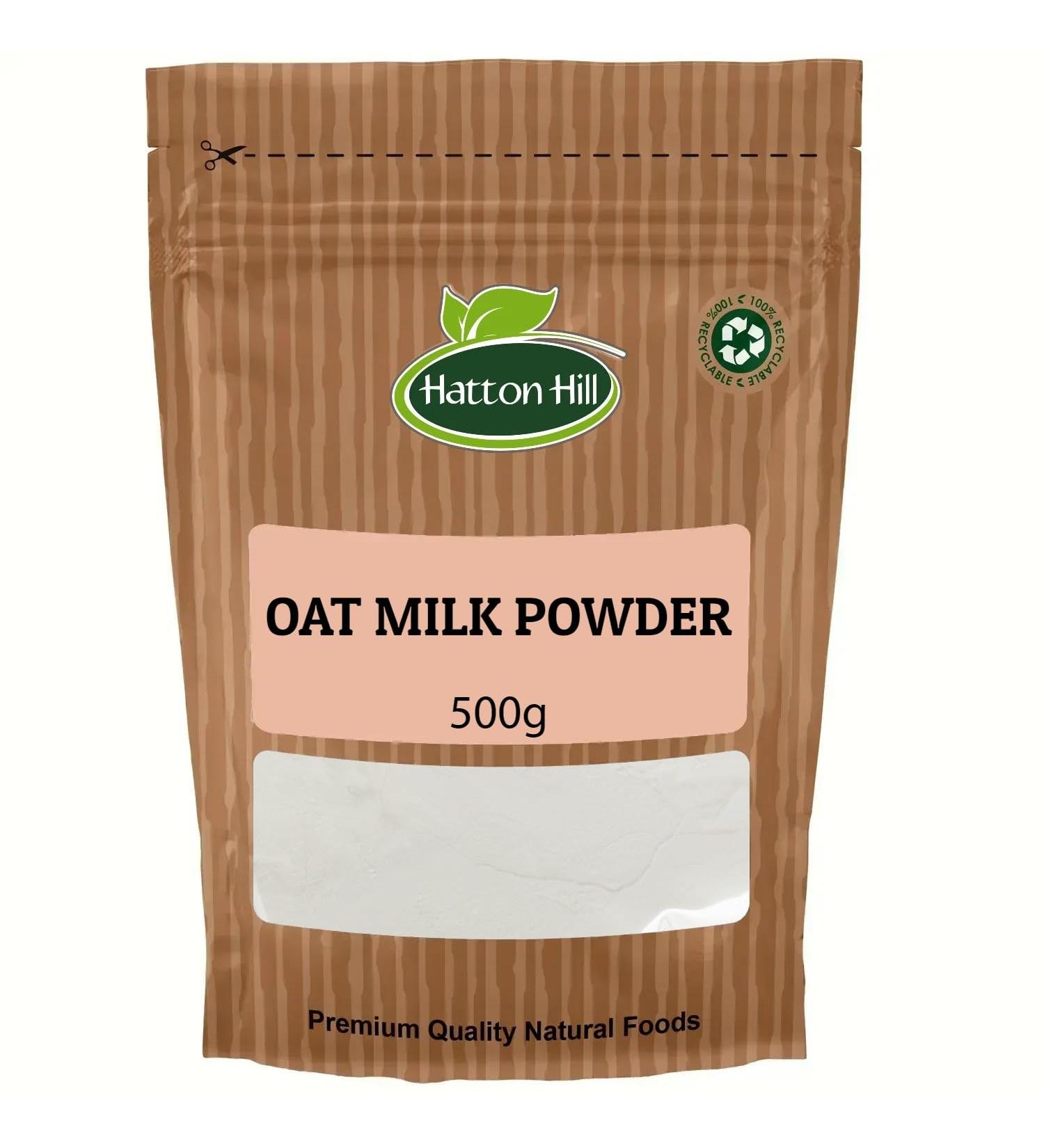Oat Milk Powder 500g by Hatton Hill Dairy Free Soy Free Vegan Coffe Creamer No Sugar Added Non GMO