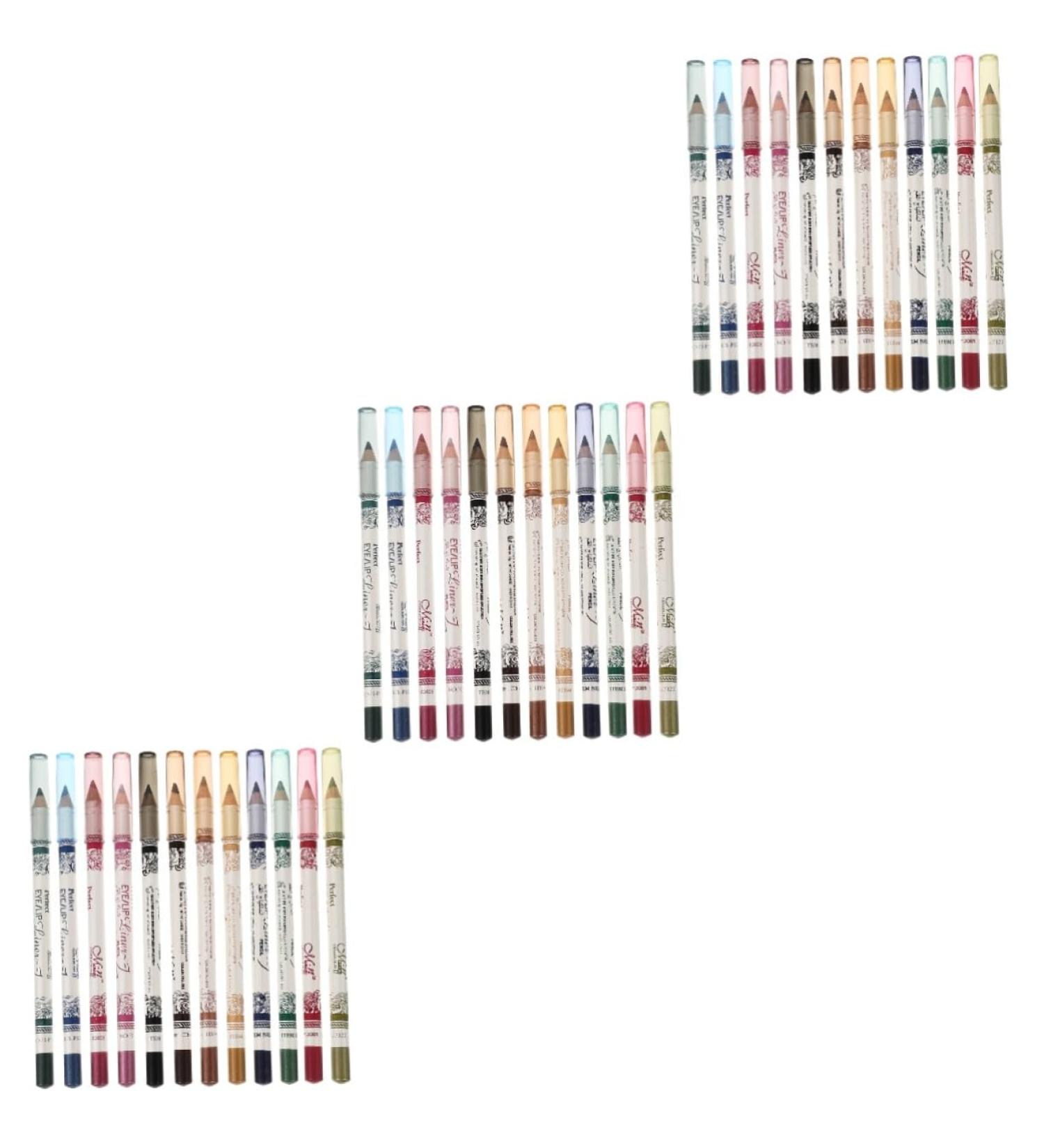 FOMIYES 3pcs 12 Shimmer Eyeliner Glitter Eyeliner Flash Suit Cosmetic Pencils Set Makeup Pen Water Proof 1 count (Pack of 1) As Shownx3pcs - Buy Online on GoSupps.com