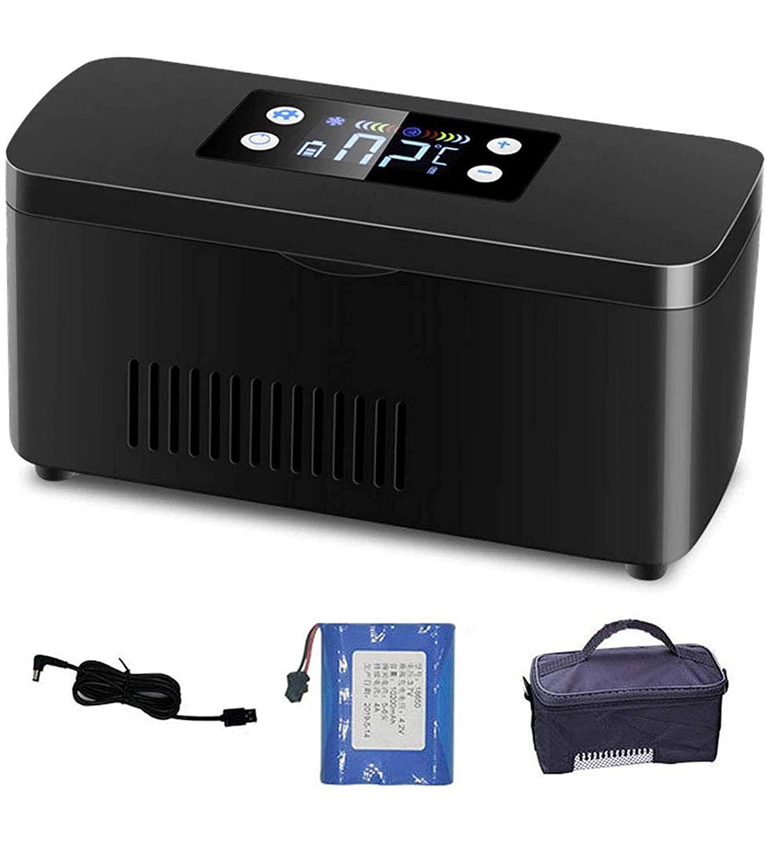 Medicine Fridge & Insulin Cooler Portable Cooler Thermostat Mini Fridge Insulin Cooler - Buy Online on GoSupps.com