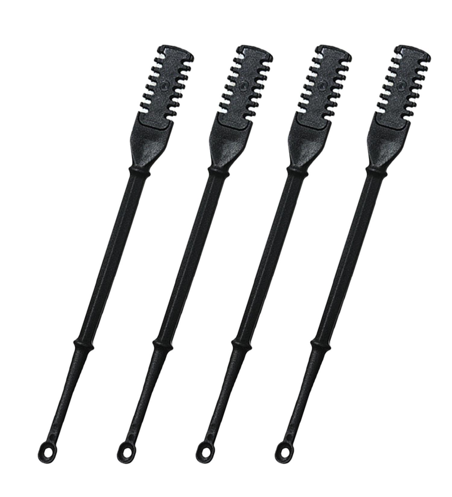 Holds Nose Hair Shaver Manual Nose Hair Trimmer Set of 4 Nose Hair Trimmers Comfortable handle nose hair remover for business travel dorm room Black - Buy Online on GoSupps.com